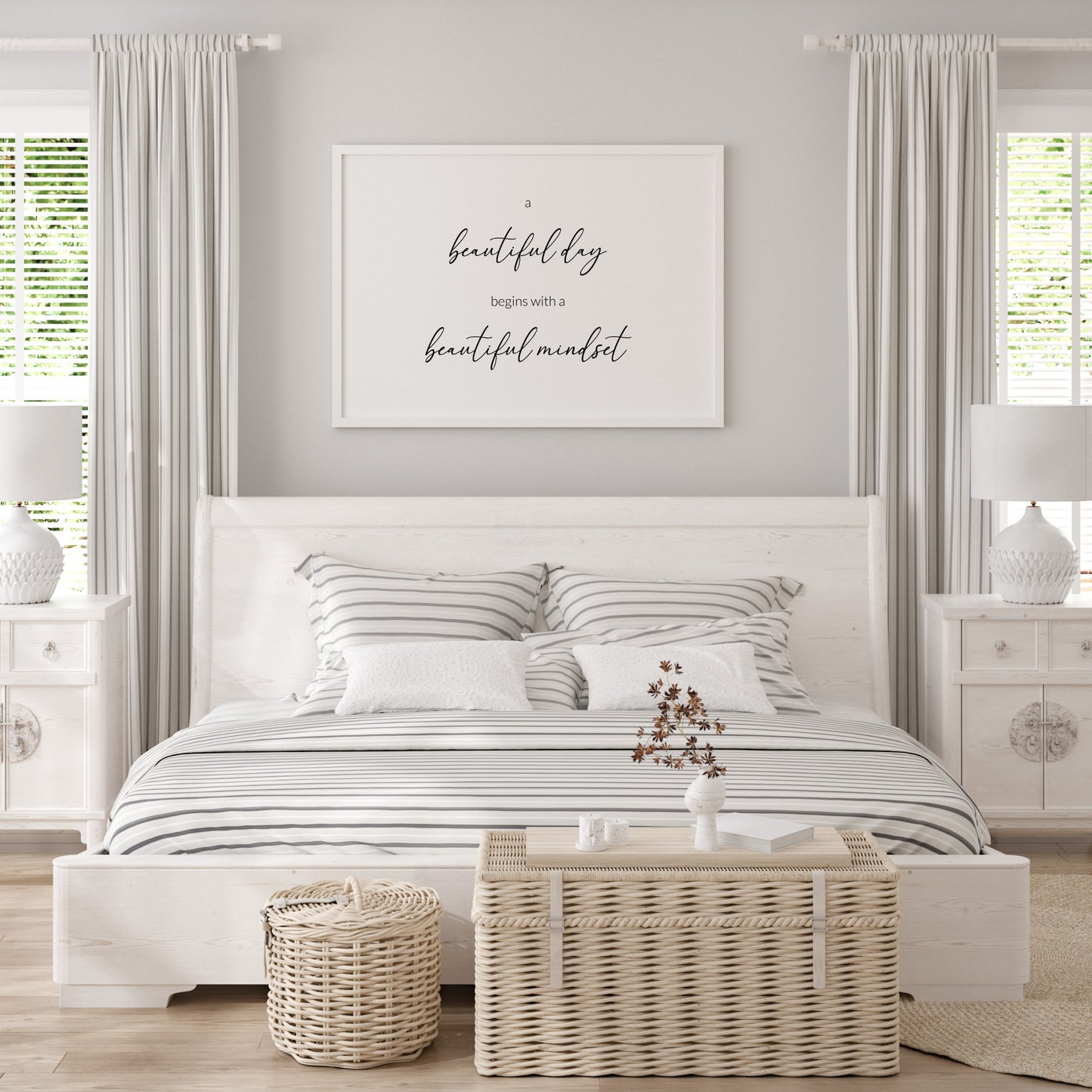 A Beautiful Day Begins With A Beautiful Mindset Print