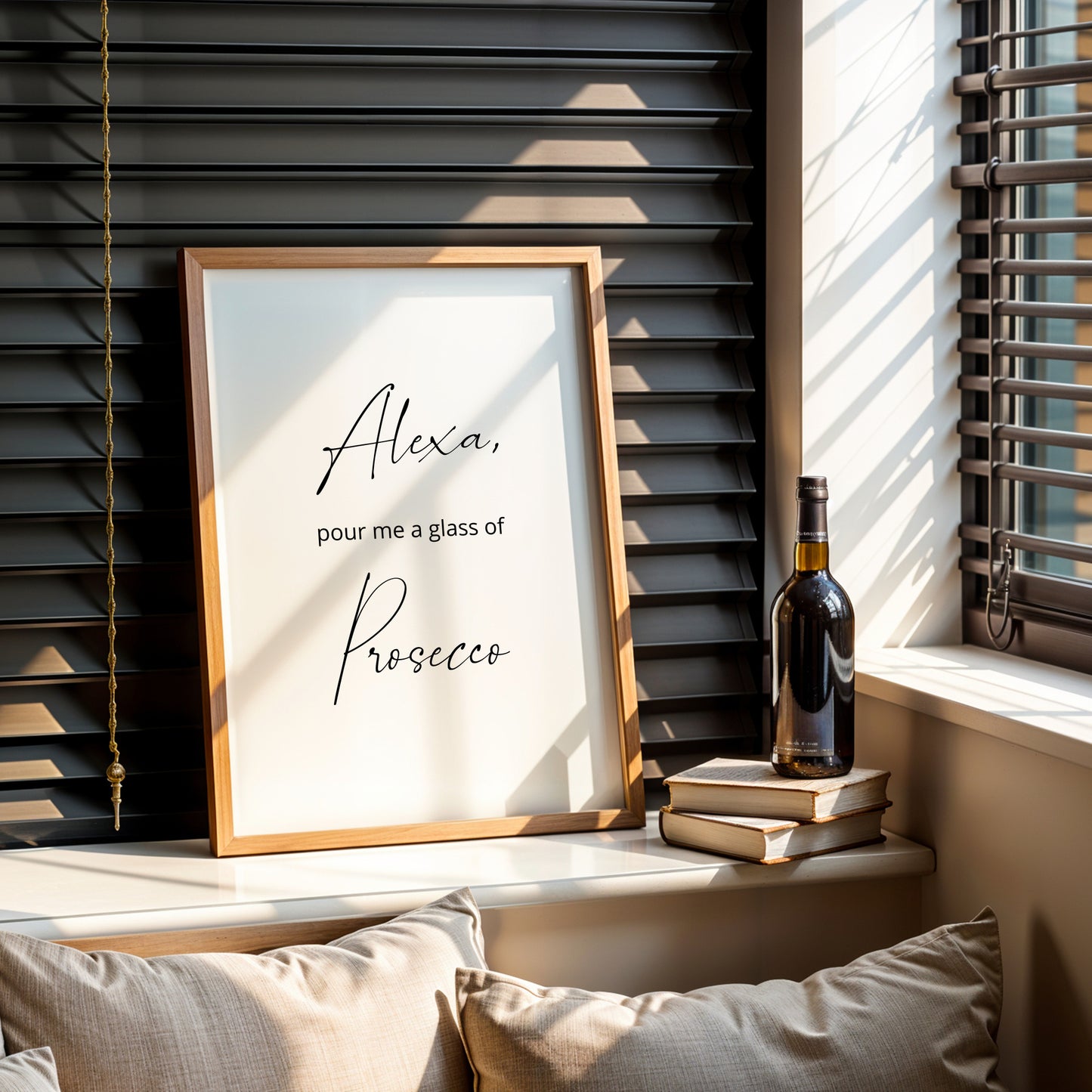 Alexa, Pour Me A Glass Of Prosecco Print
