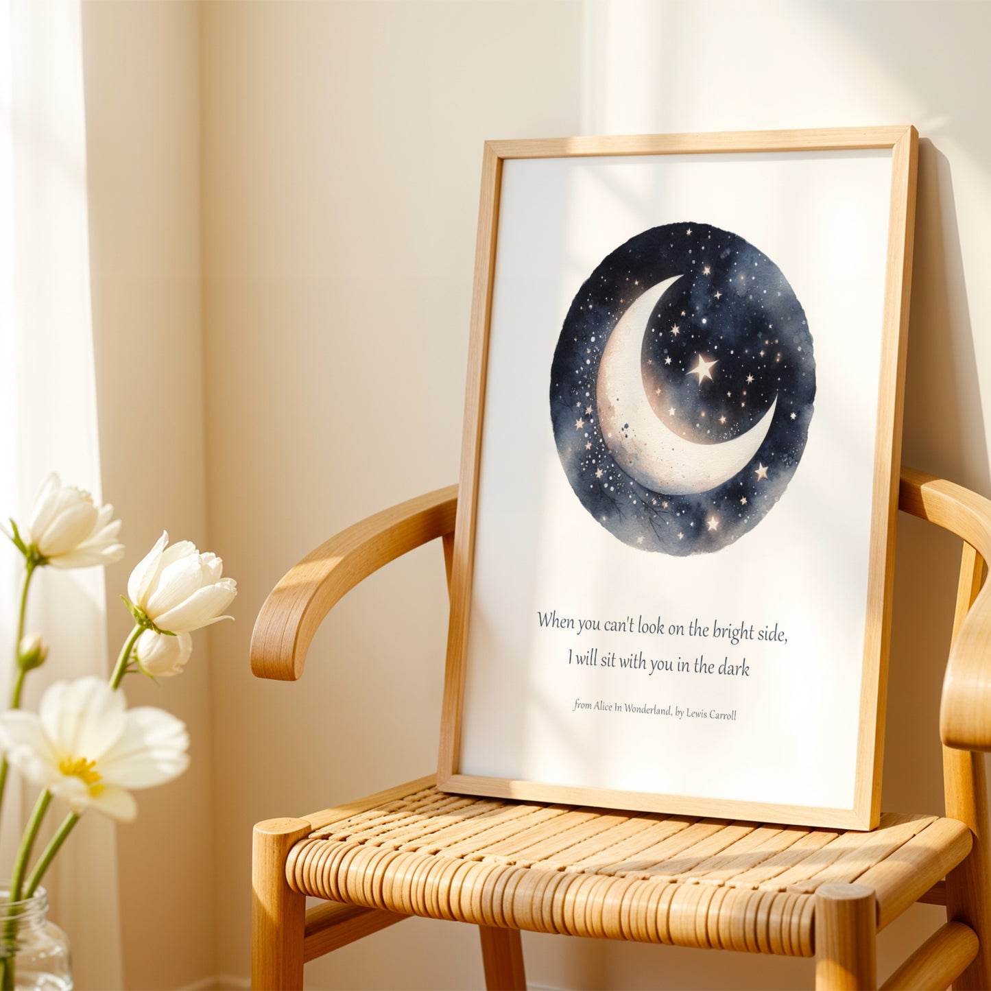 When You Can't Look On The Bright Side from Alice In Wonderland by Lewis Carroll Print