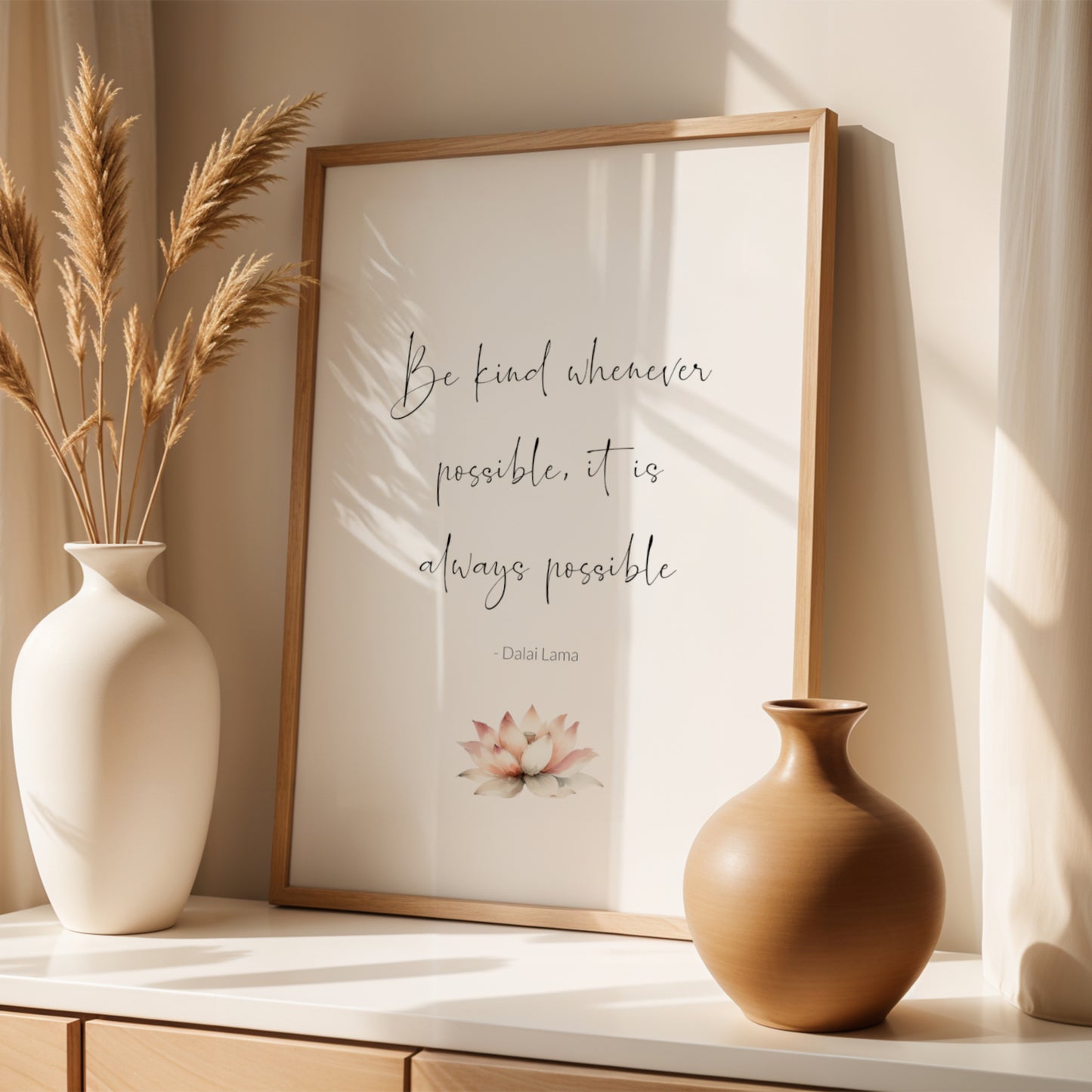 Be Kind Whenever Possible from Dalai Lama Print