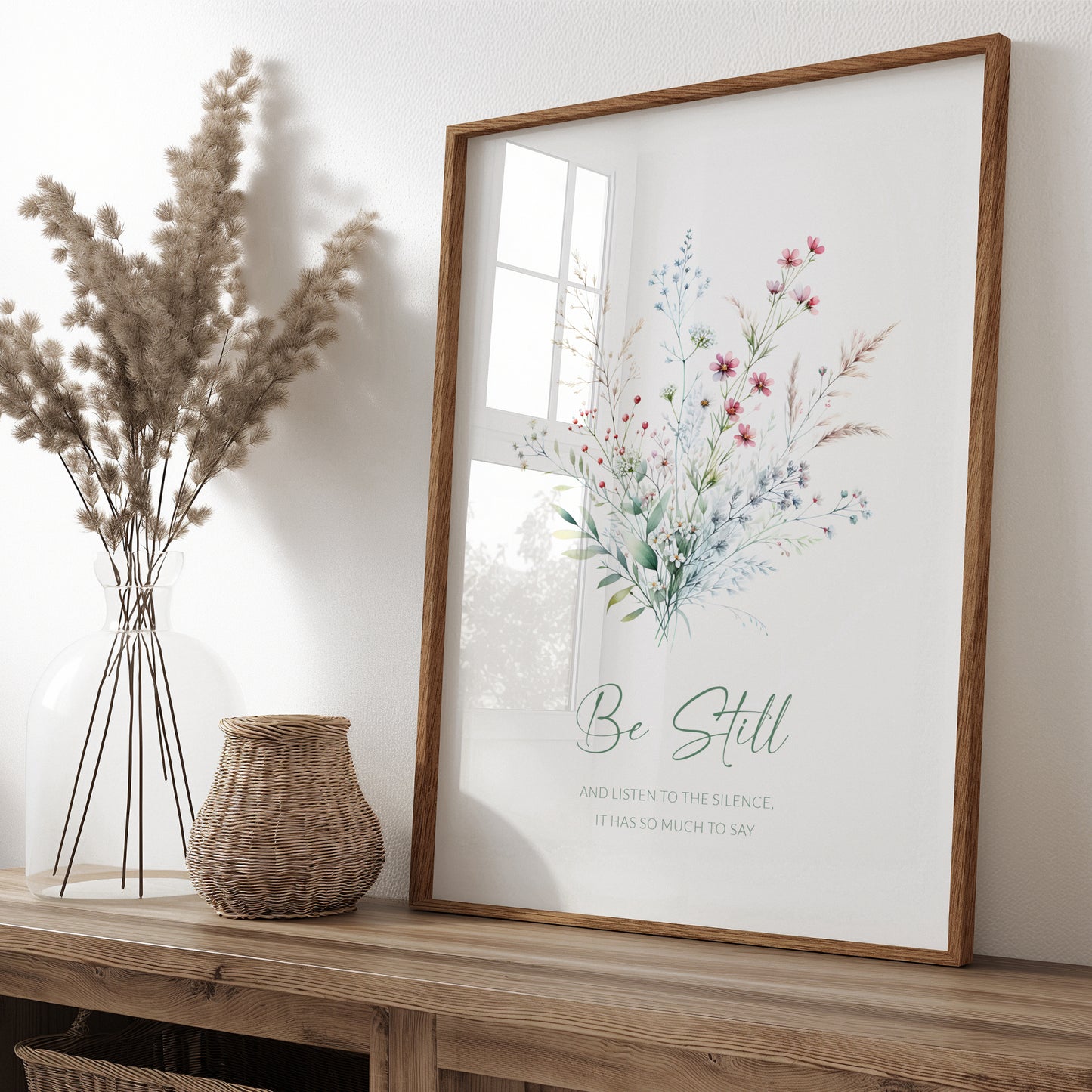 Be Still And Listen To The Silence Print