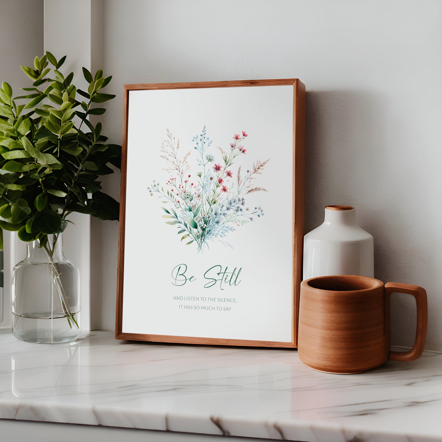 Be Still And Listen To The Silence Print