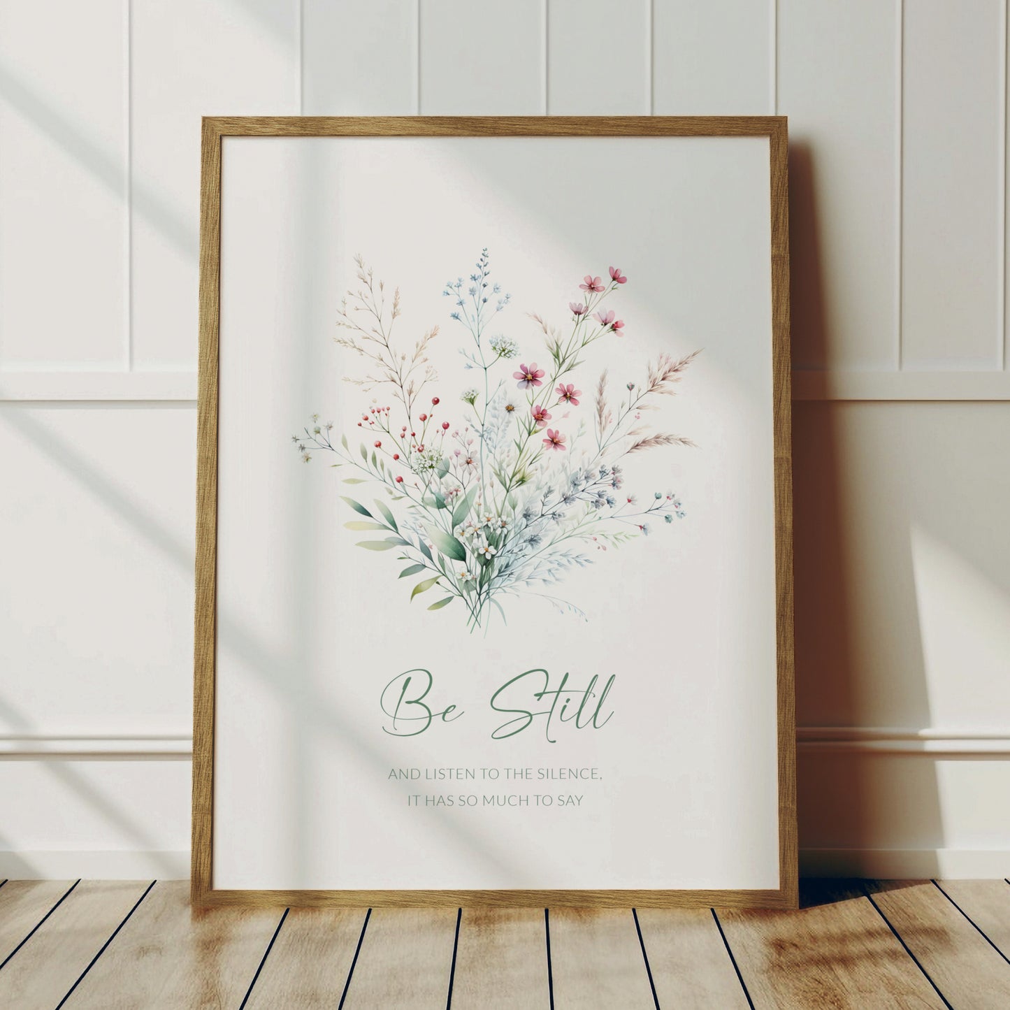 Be Still And Listen To The Silence Print