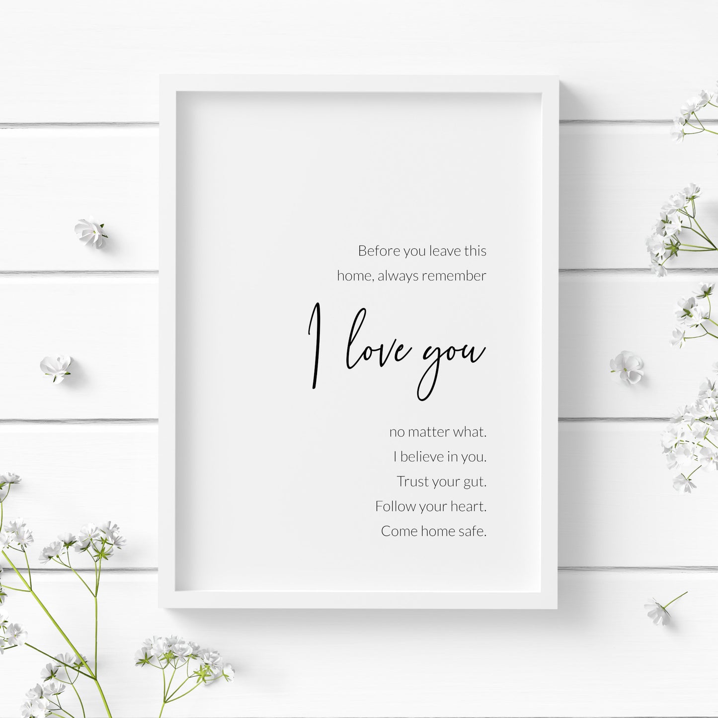 Before You Leave This Home Print