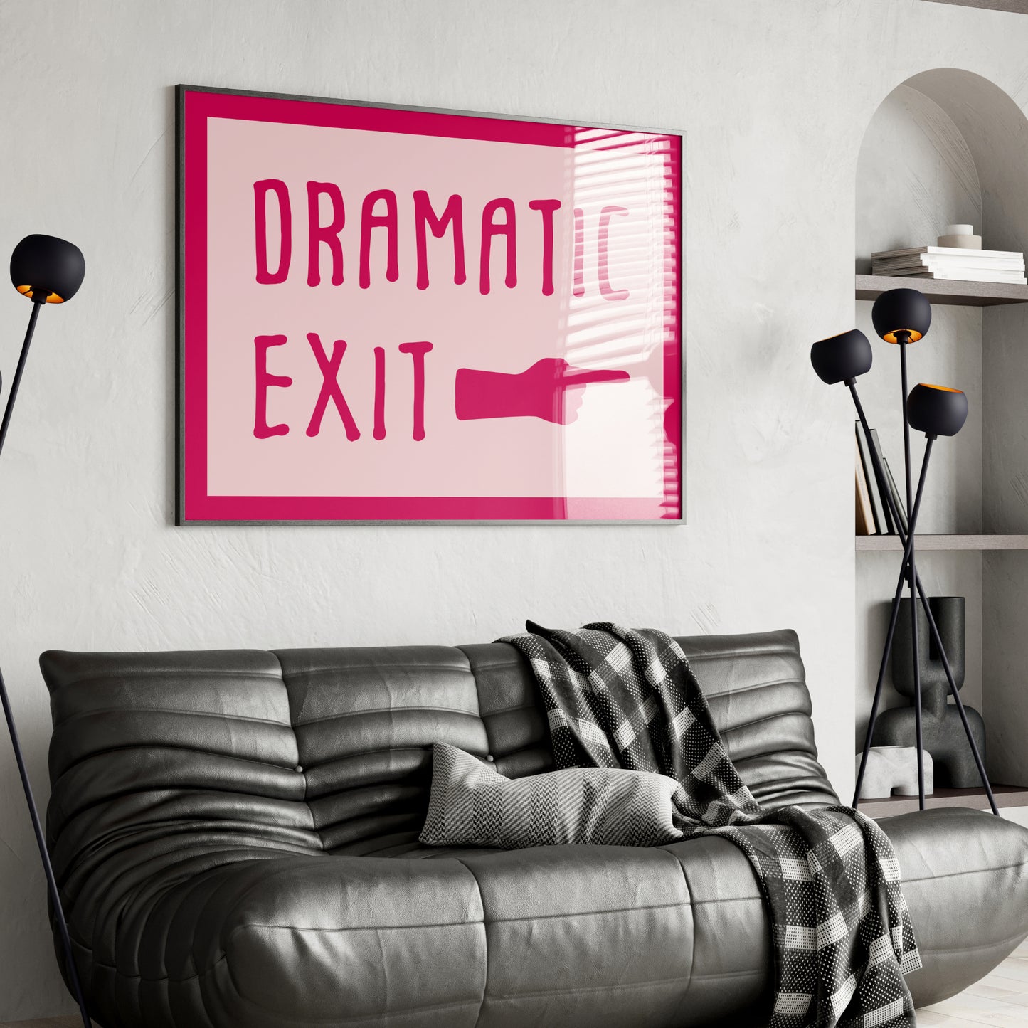 Dramatic Exit Print