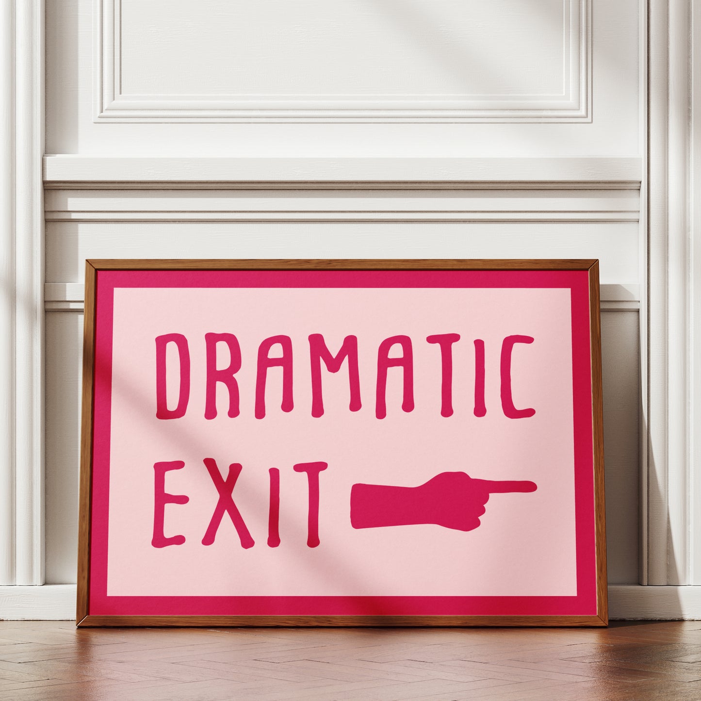 Dramatic Exit Print