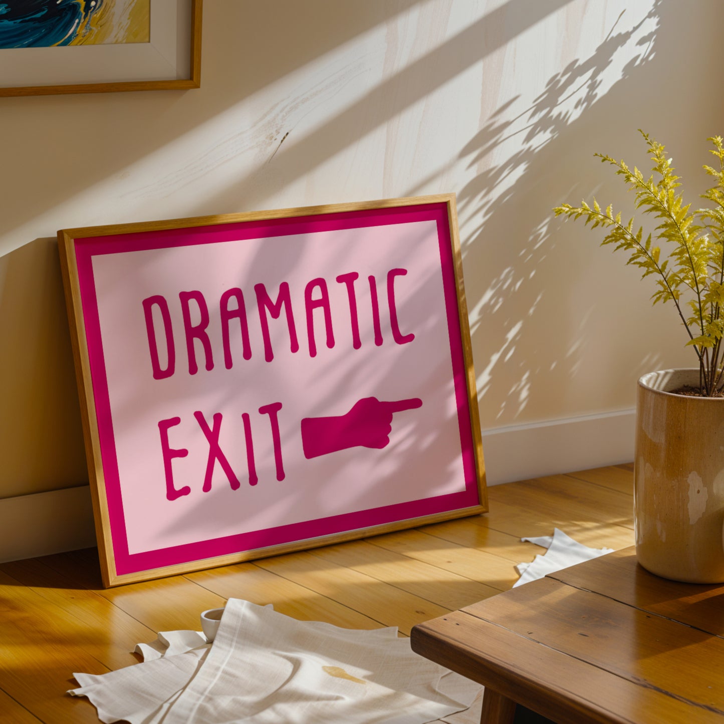 Dramatic Exit Print