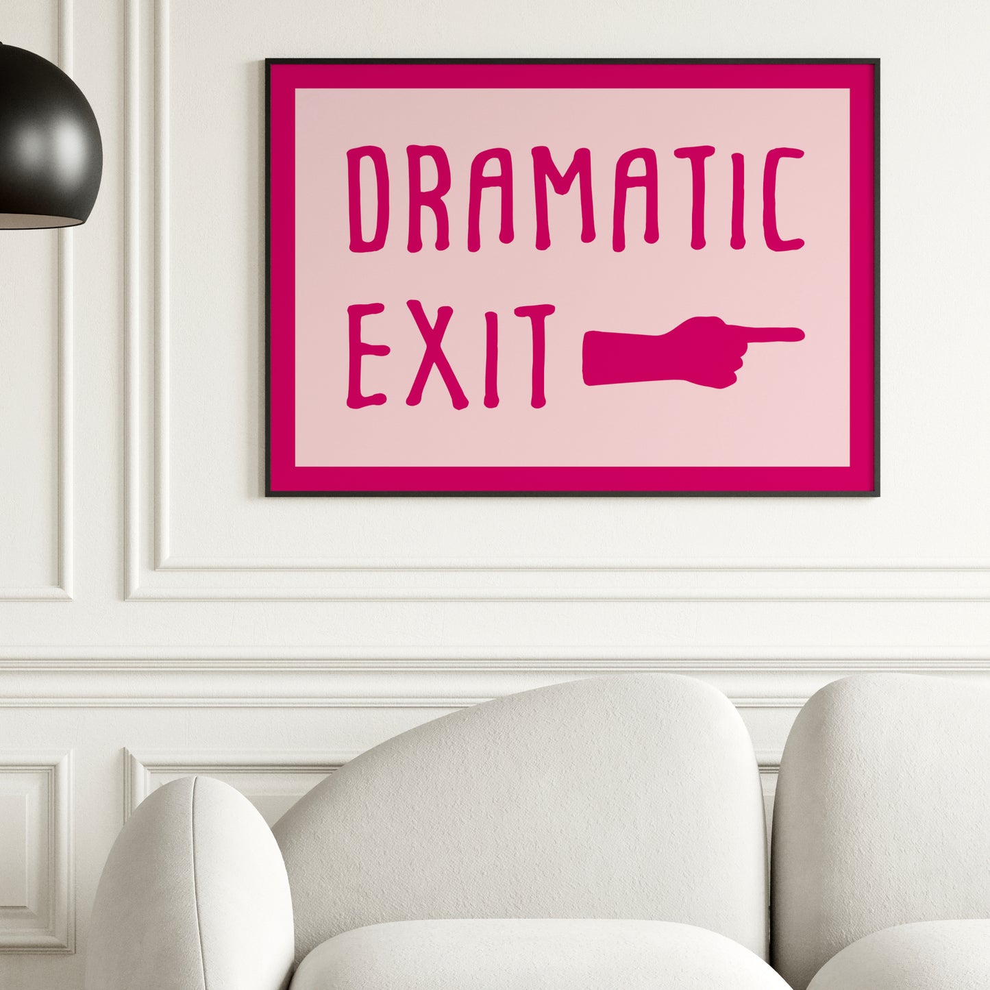 Dramatic Exit Print