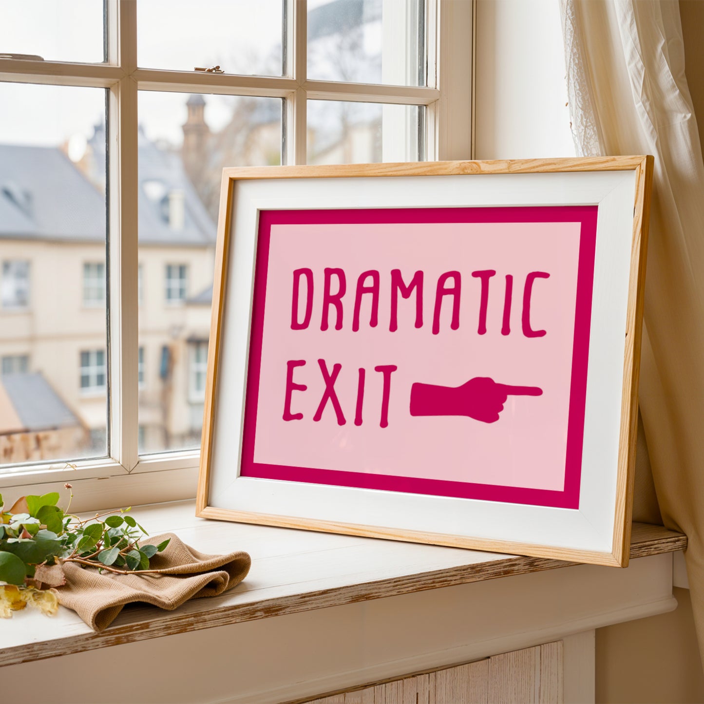 Dramatic Exit Print