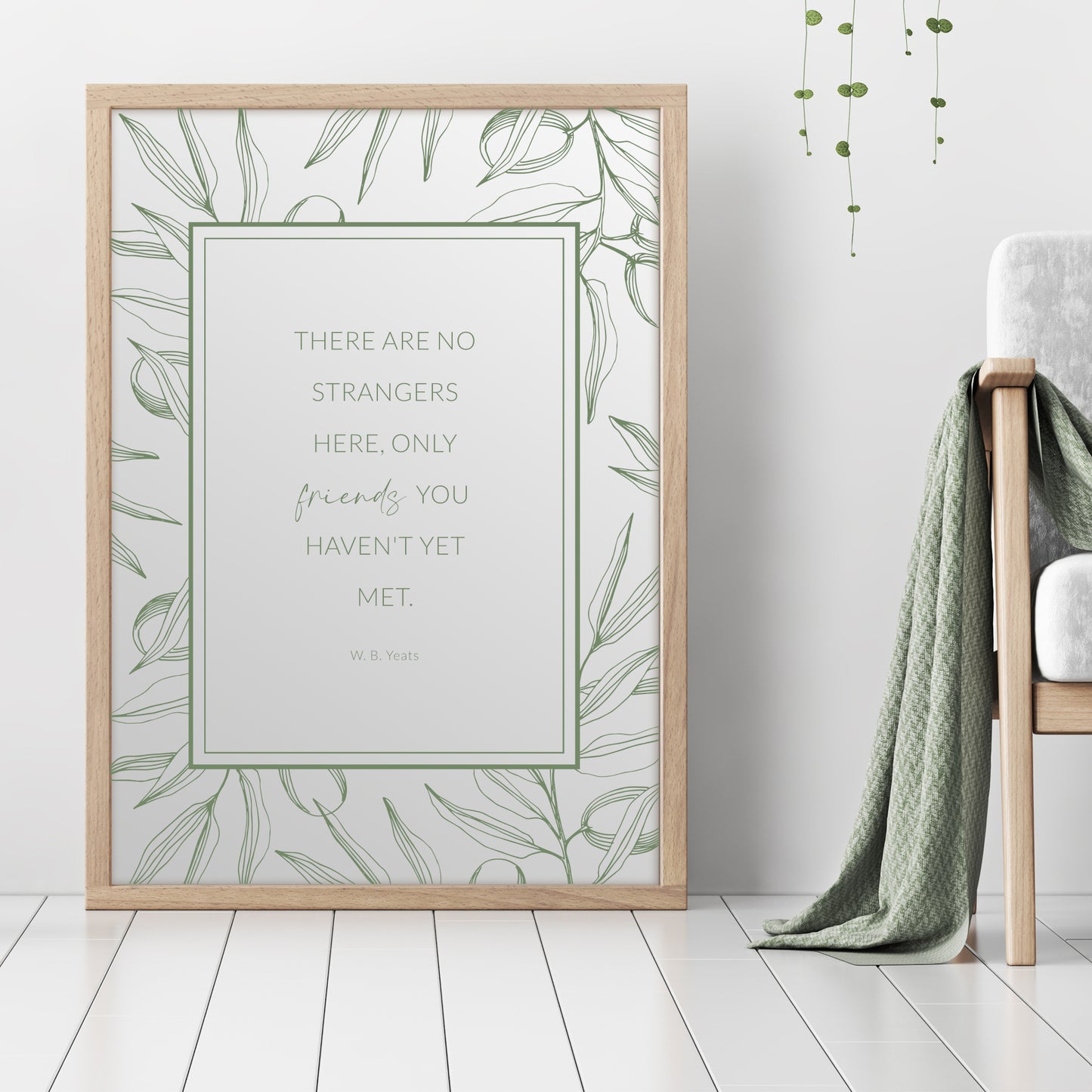 There Are No Strangers Here from W. B. Yeats Print