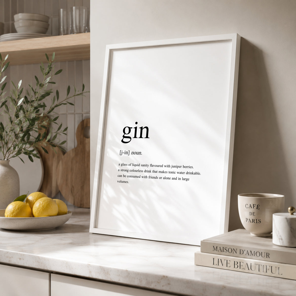 Gin Definition Print