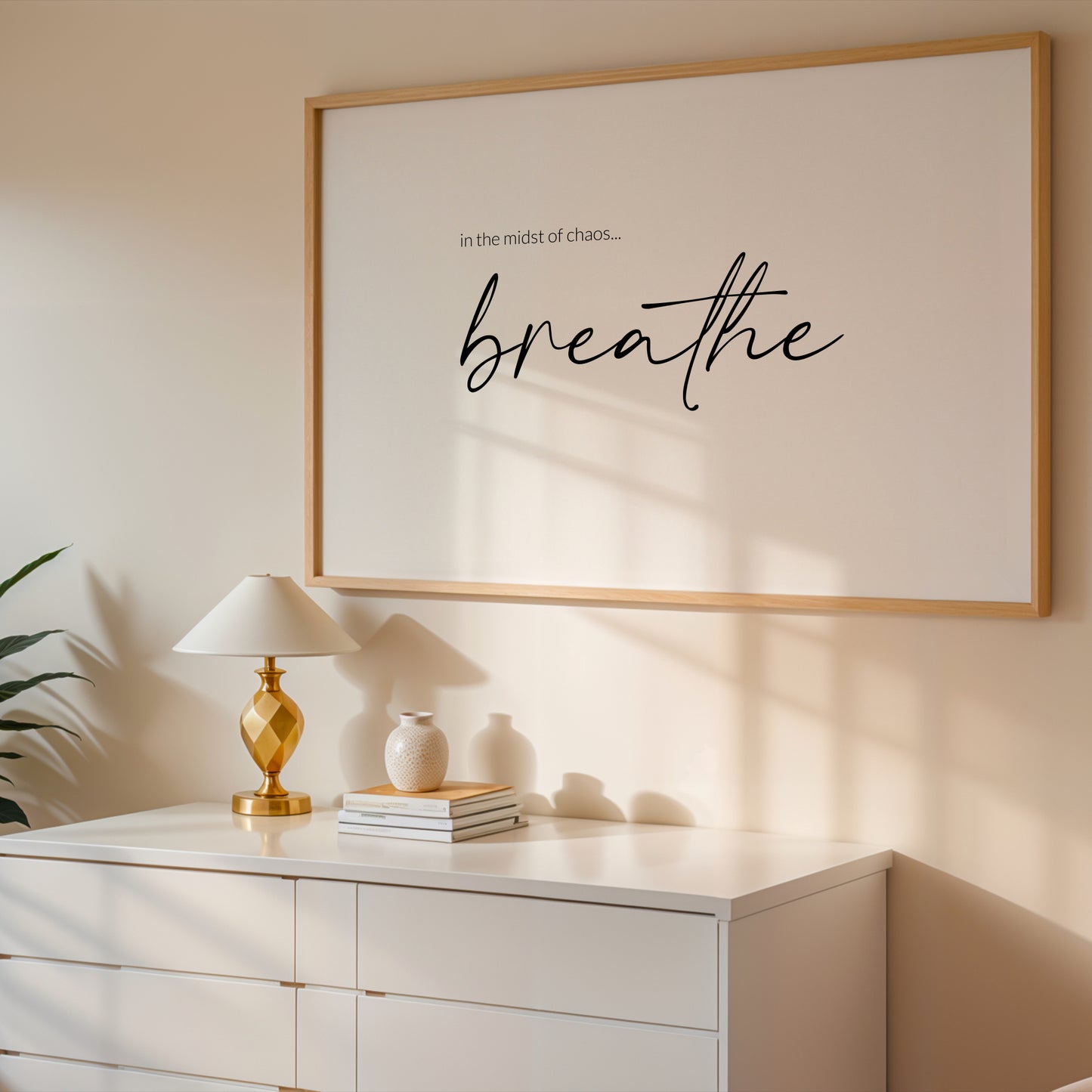 In The Midst Of Chaos Breathe Print