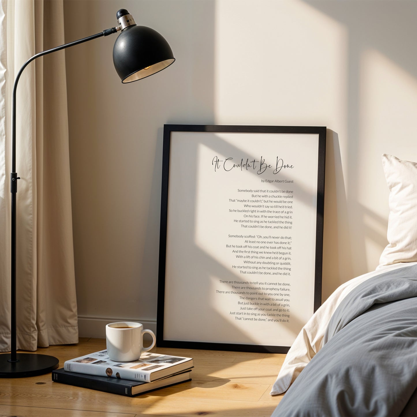 It Couldn’t Be Done by Edgar Albert Guest