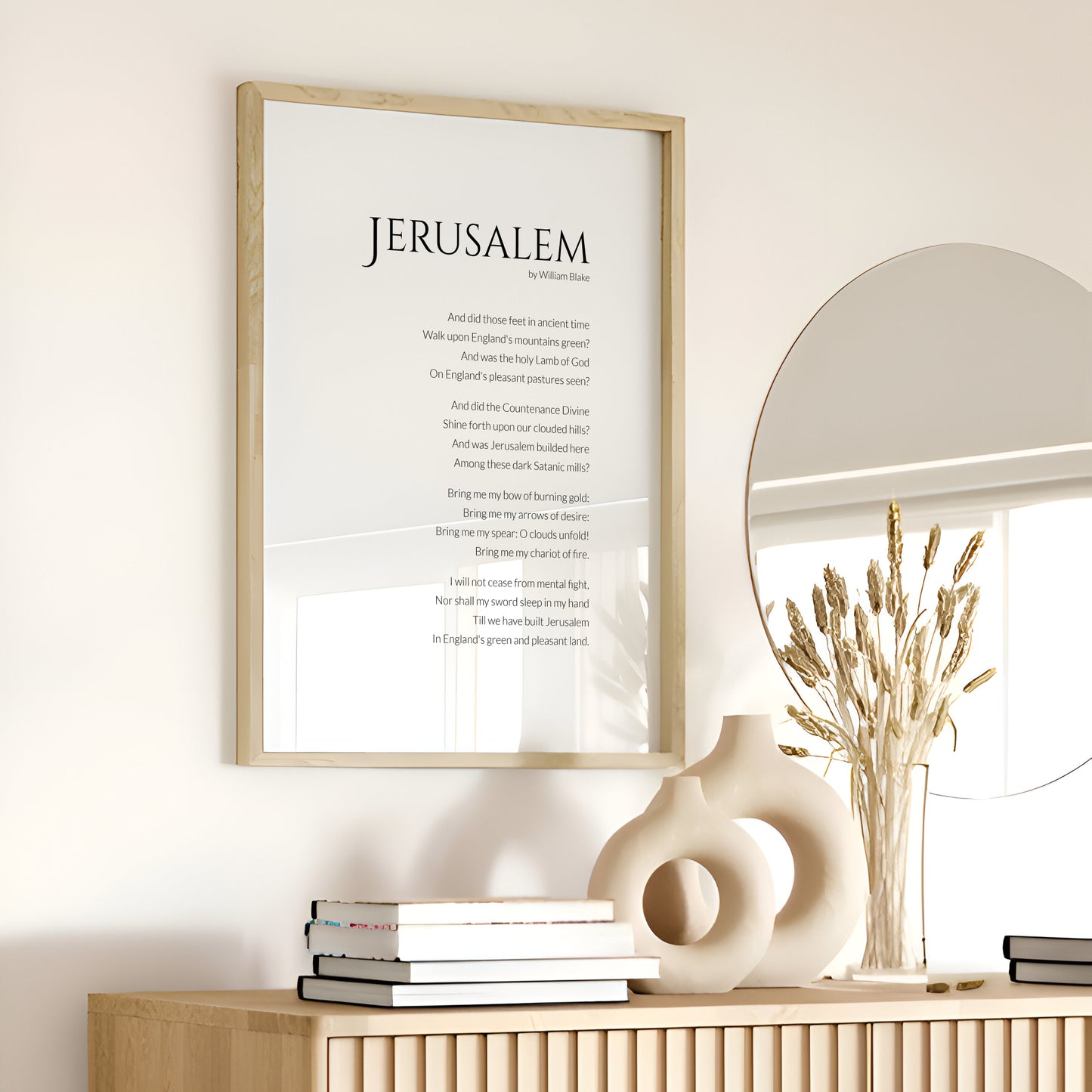 Jerusalem by William Blake Print