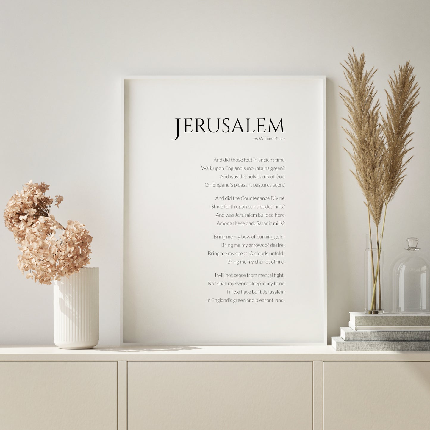 Jerusalem by William Blake Print