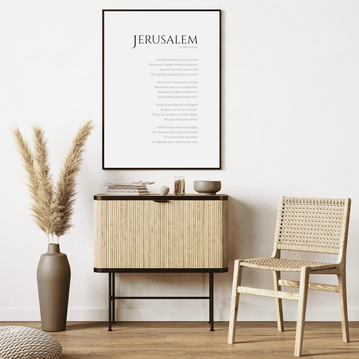 Jerusalem by William Blake Print