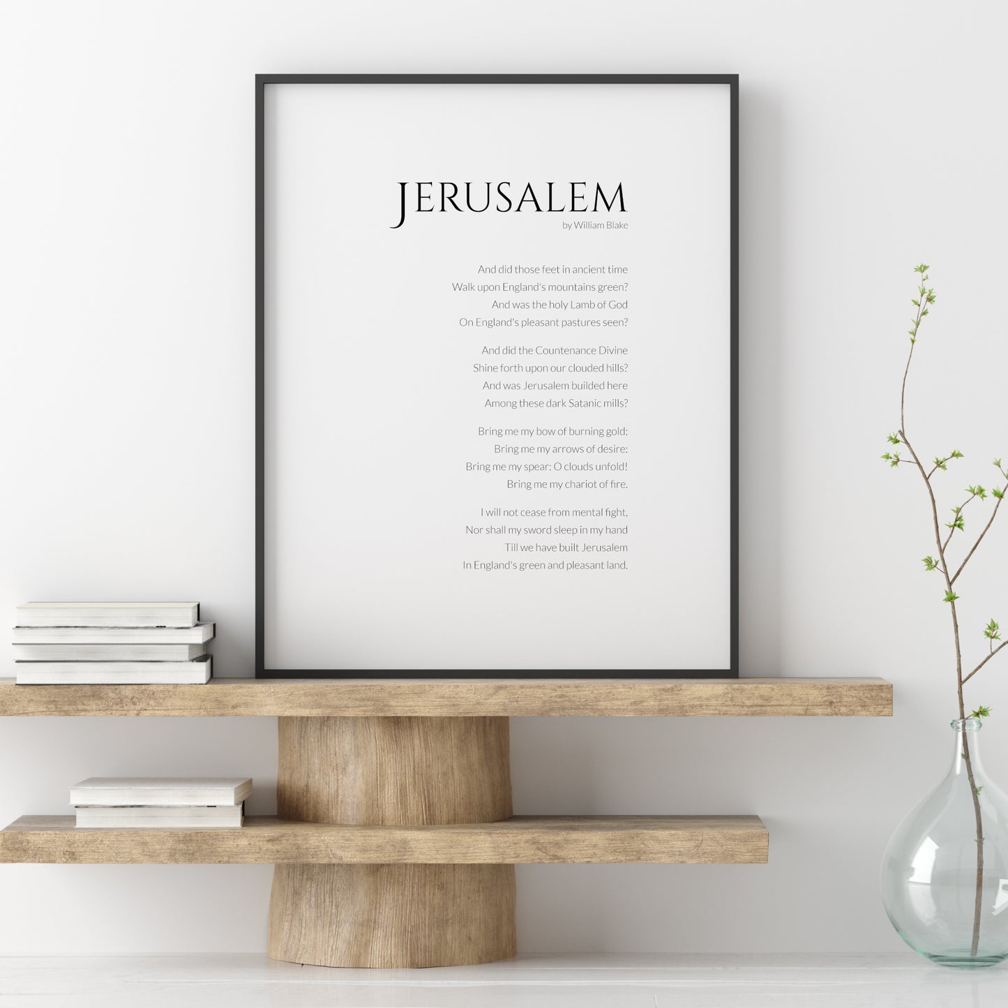 Jerusalem by William Blake Print
