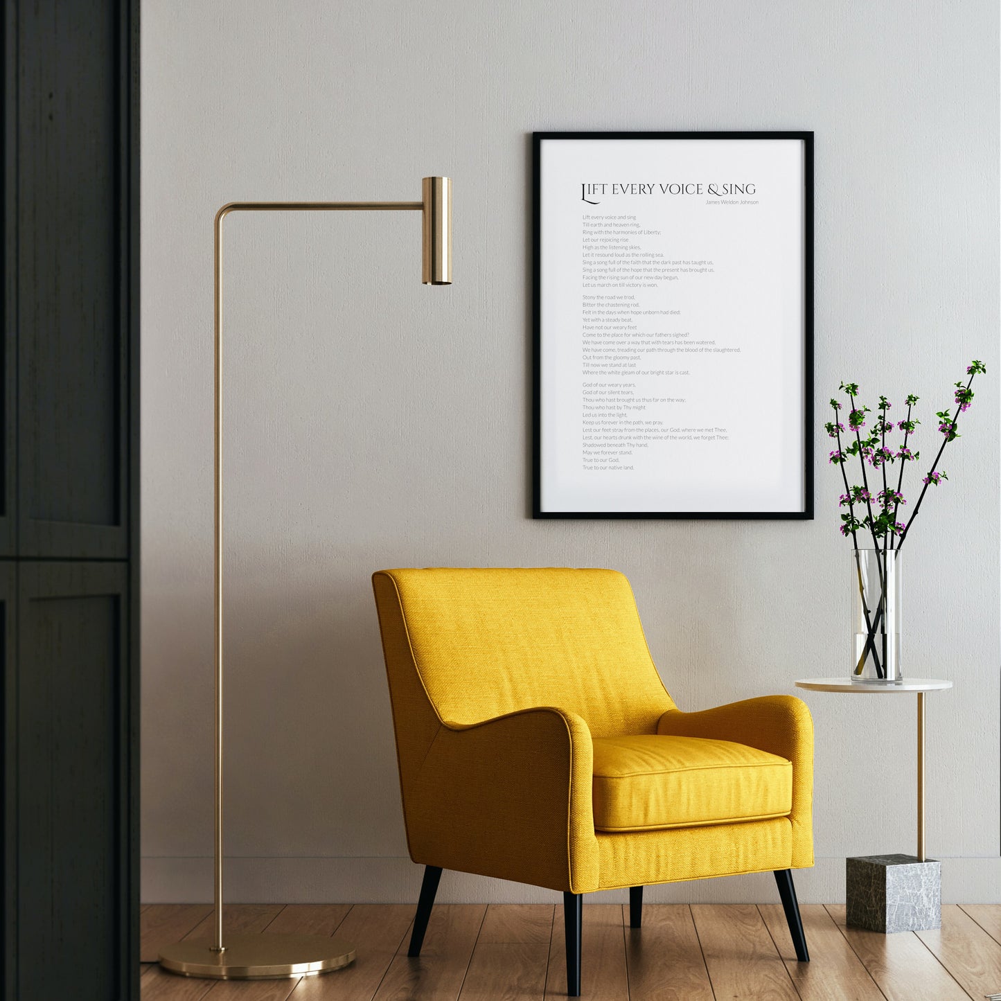 Lift Every Voice And Sing by James Weldon Johnson Print