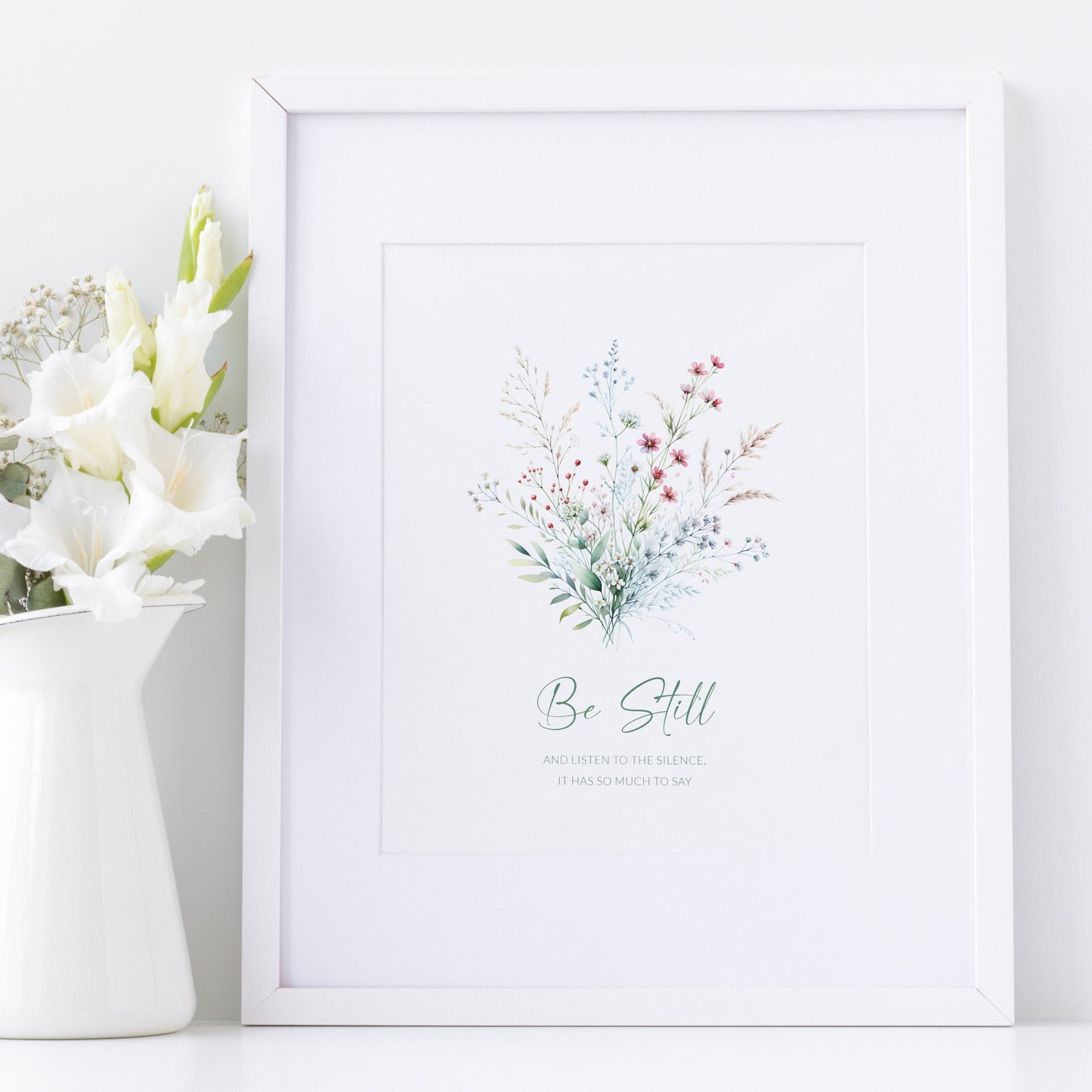 Be Still And Listen To The Silence Print