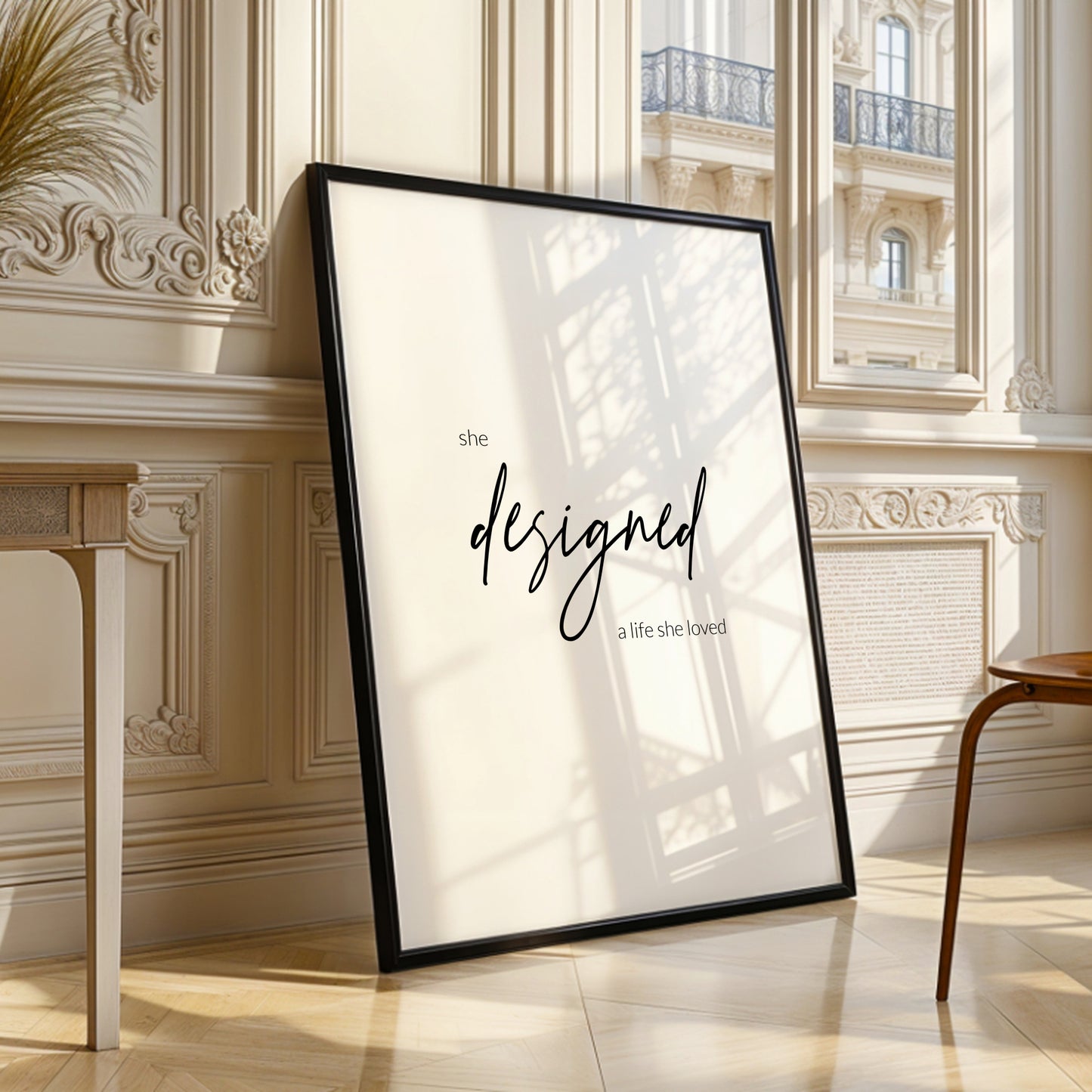 She Designed A Life She Loved Print