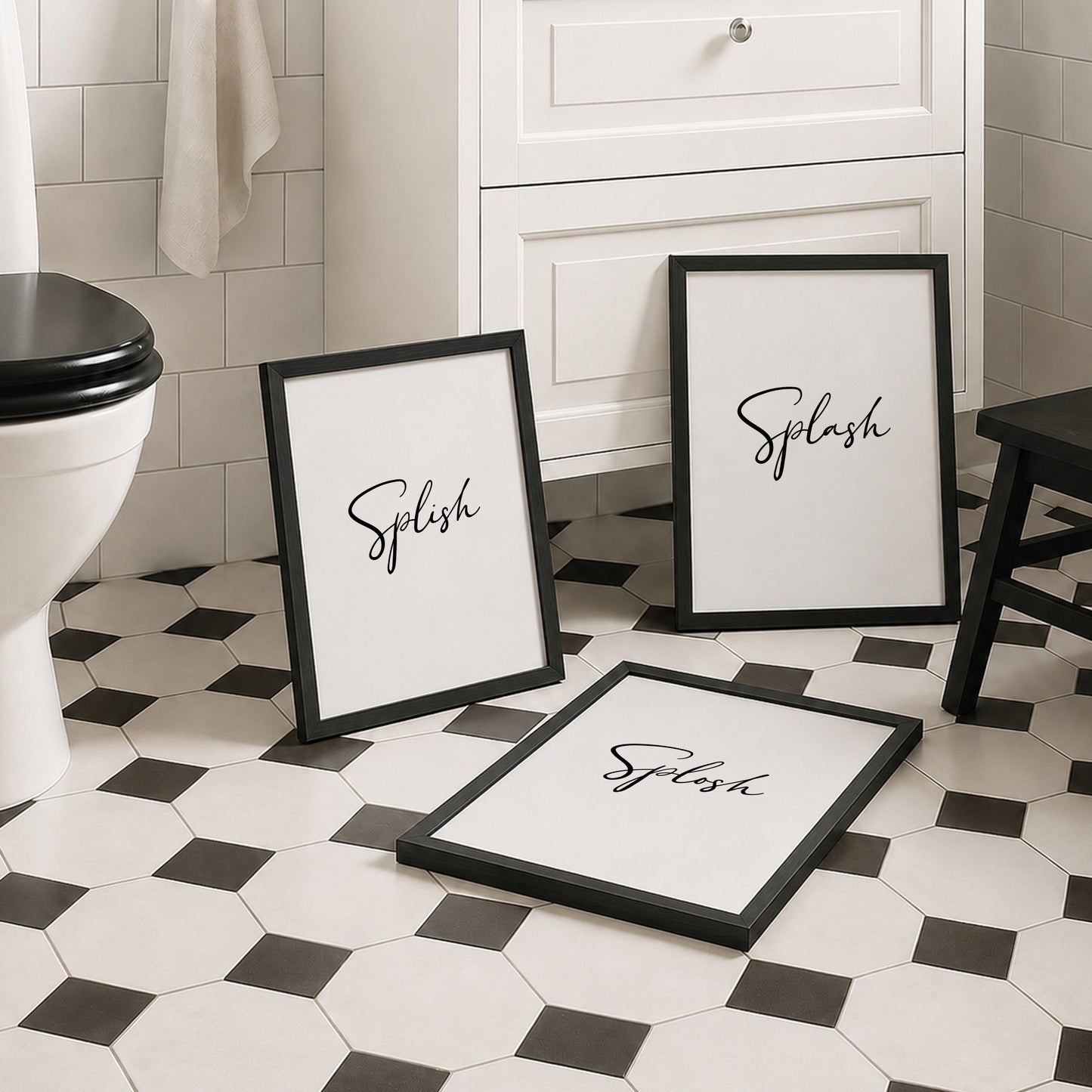 Splish Splash Splosh Prints (Set of 3)