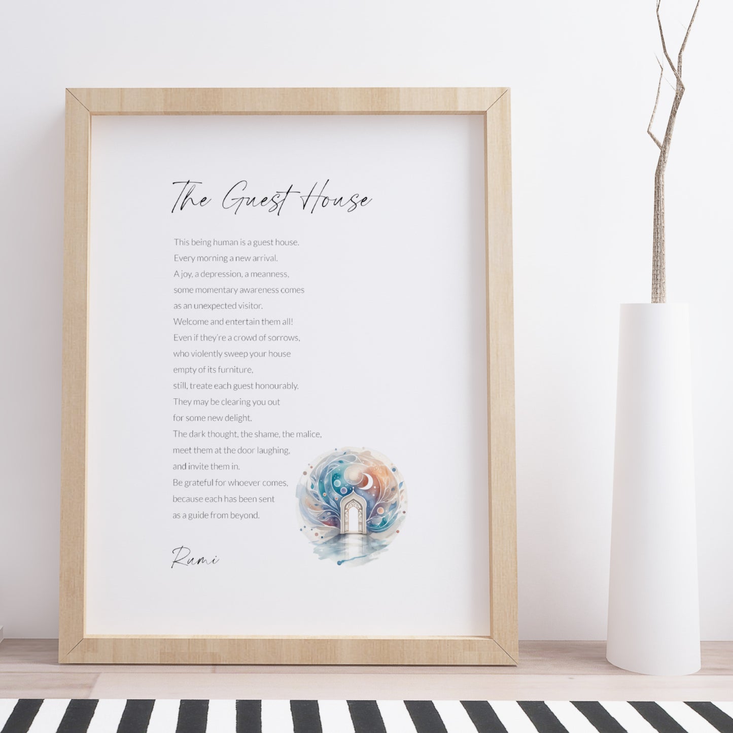 The Guest House by Rumi Print