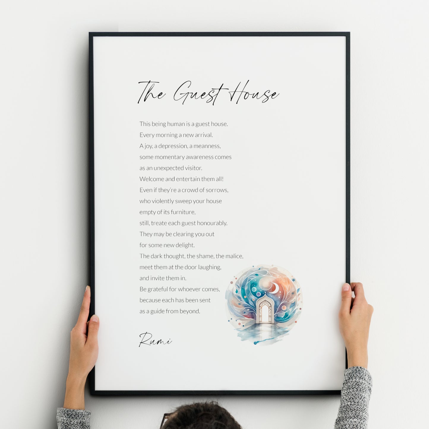 The Guest House by Rumi Print