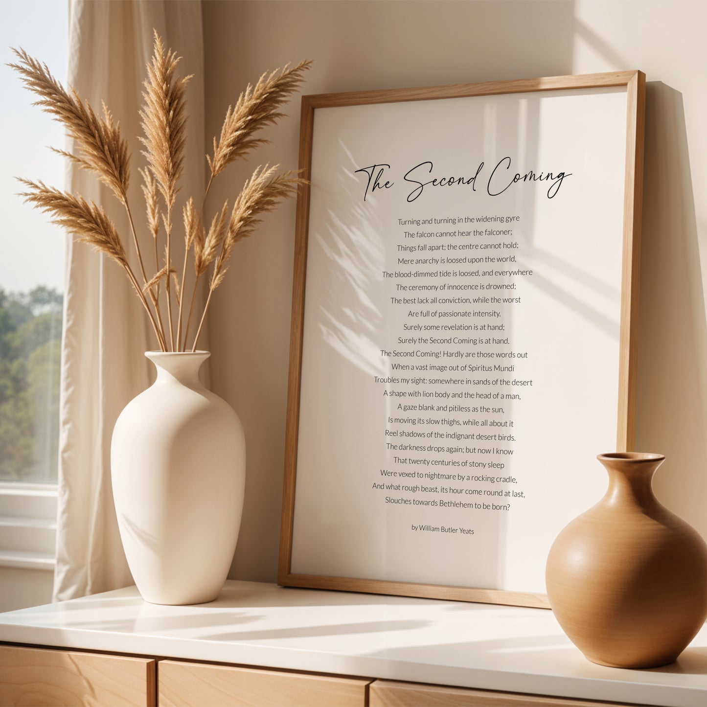 The Second Coming by William Butler Yeats Print
