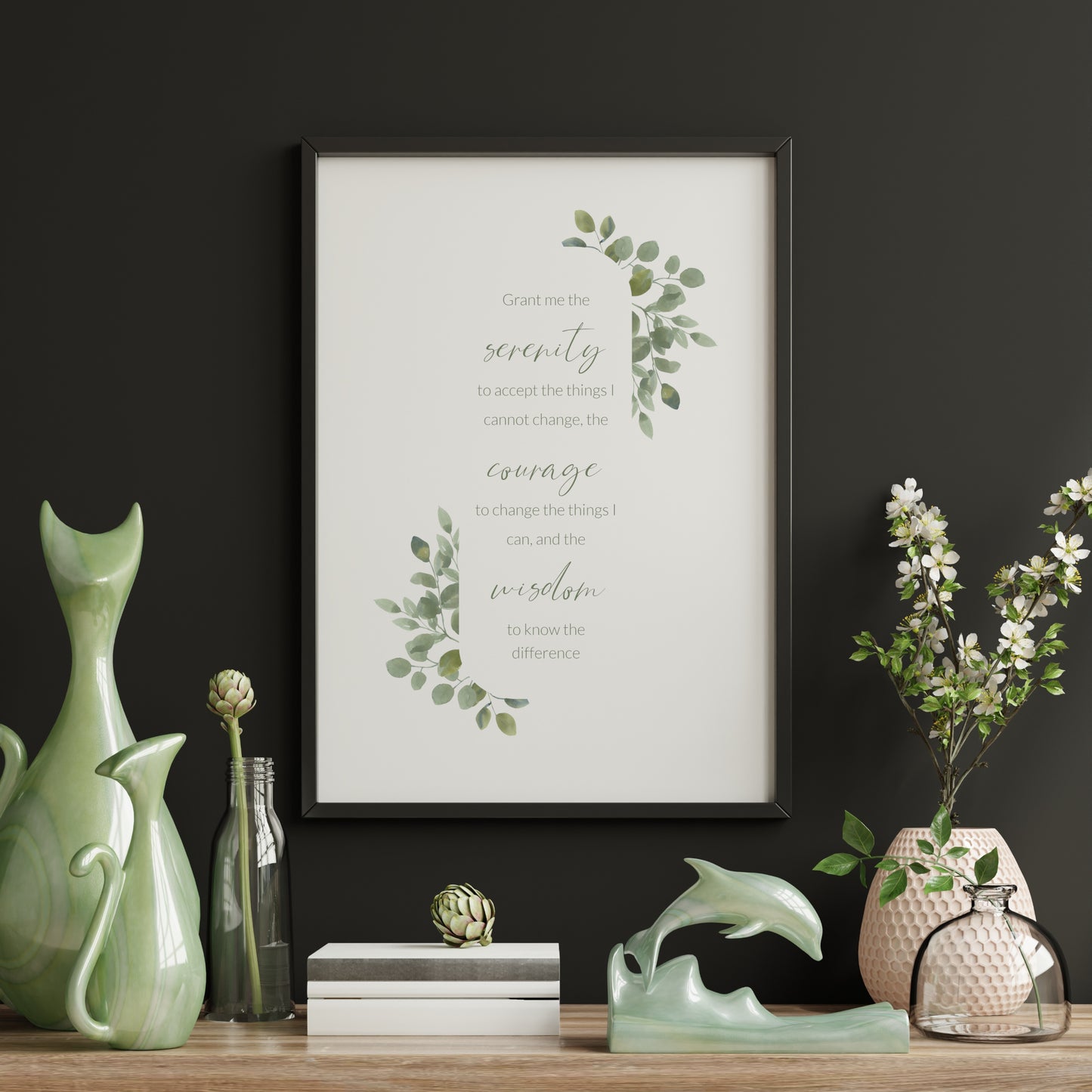 The Serenity Prayer (Non-Religious) Print