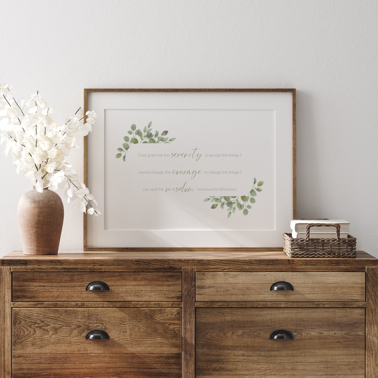 The Serenity Prayer Landscape Print