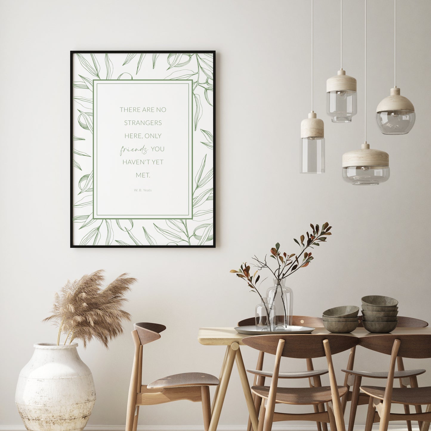 There Are No Strangers Here from W. B. Yeats Print