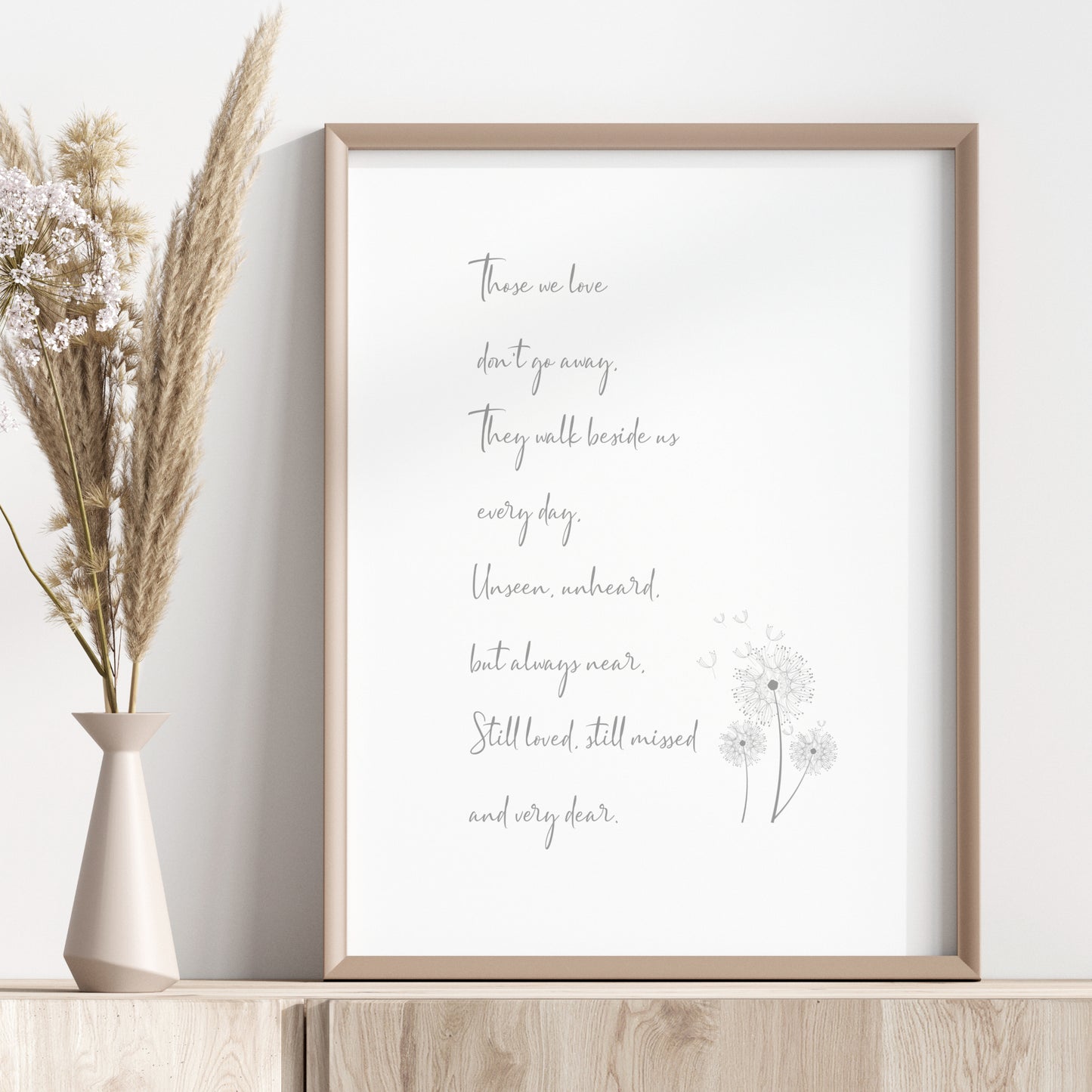 Those We Love Don't Go Away Print