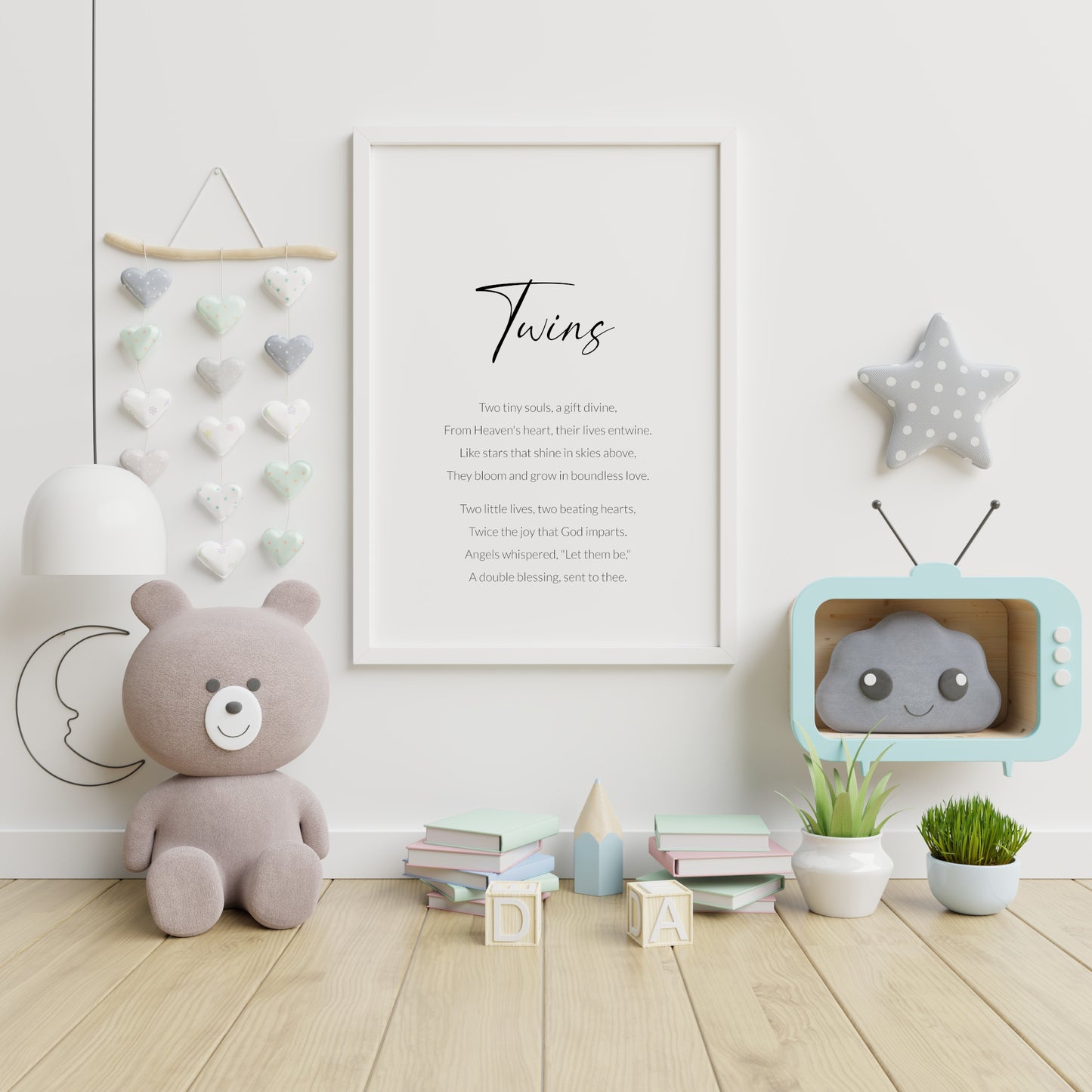 Twins Print (Religious)