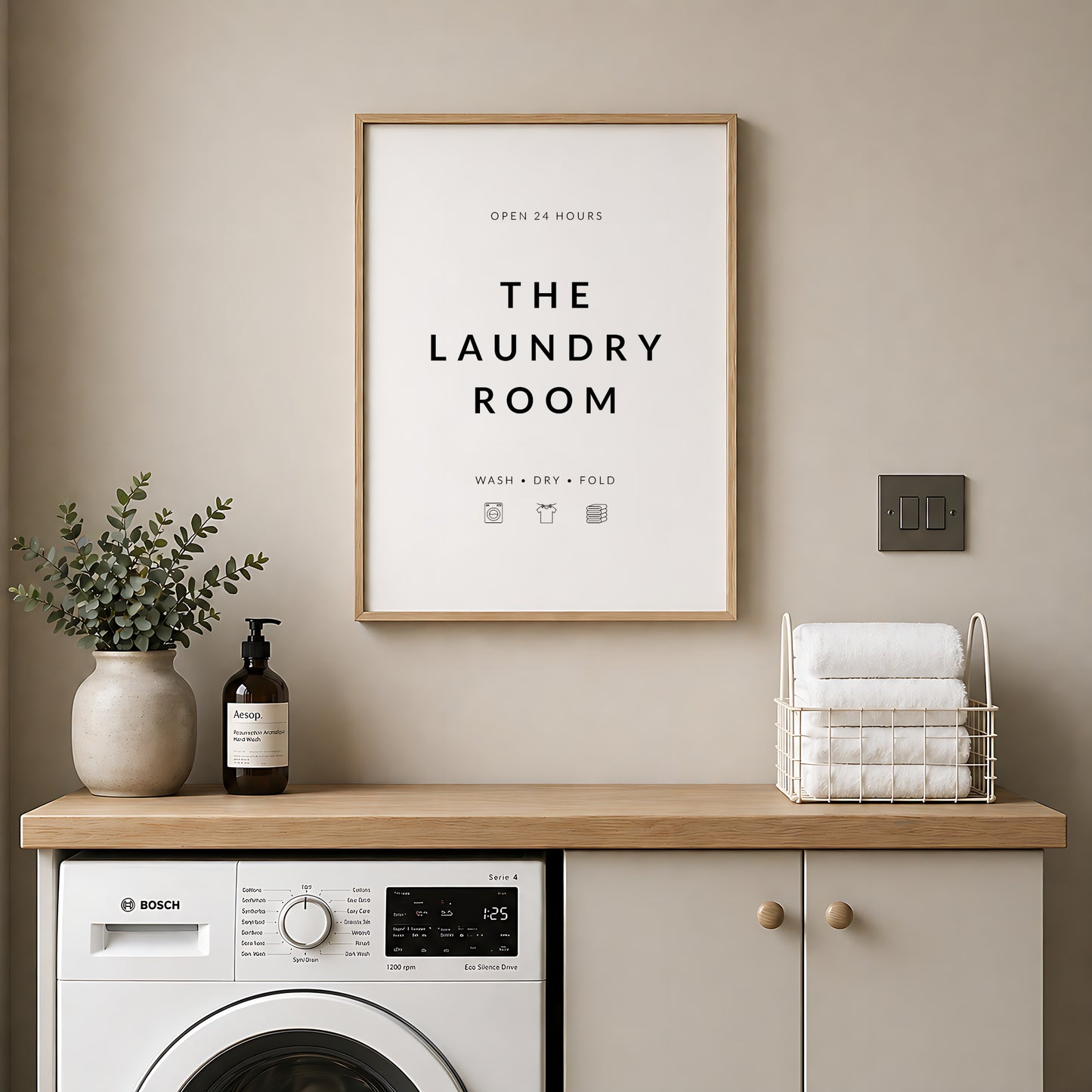The Laundry Room Wash Dry Fold Print