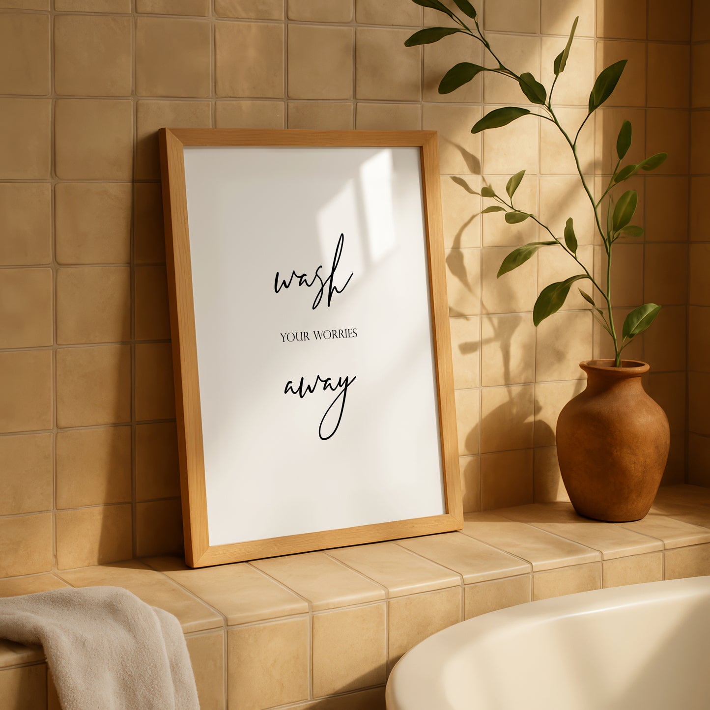Wash Your Worries Away Print
