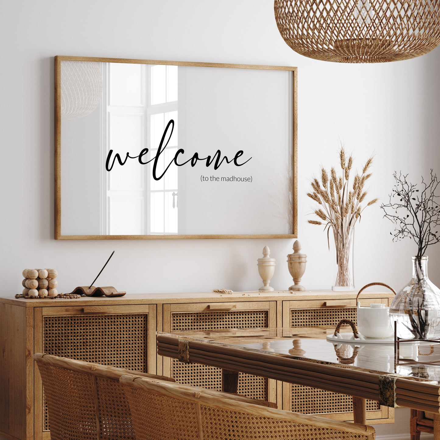 Welcome To The Madhouse Print (Landscape)