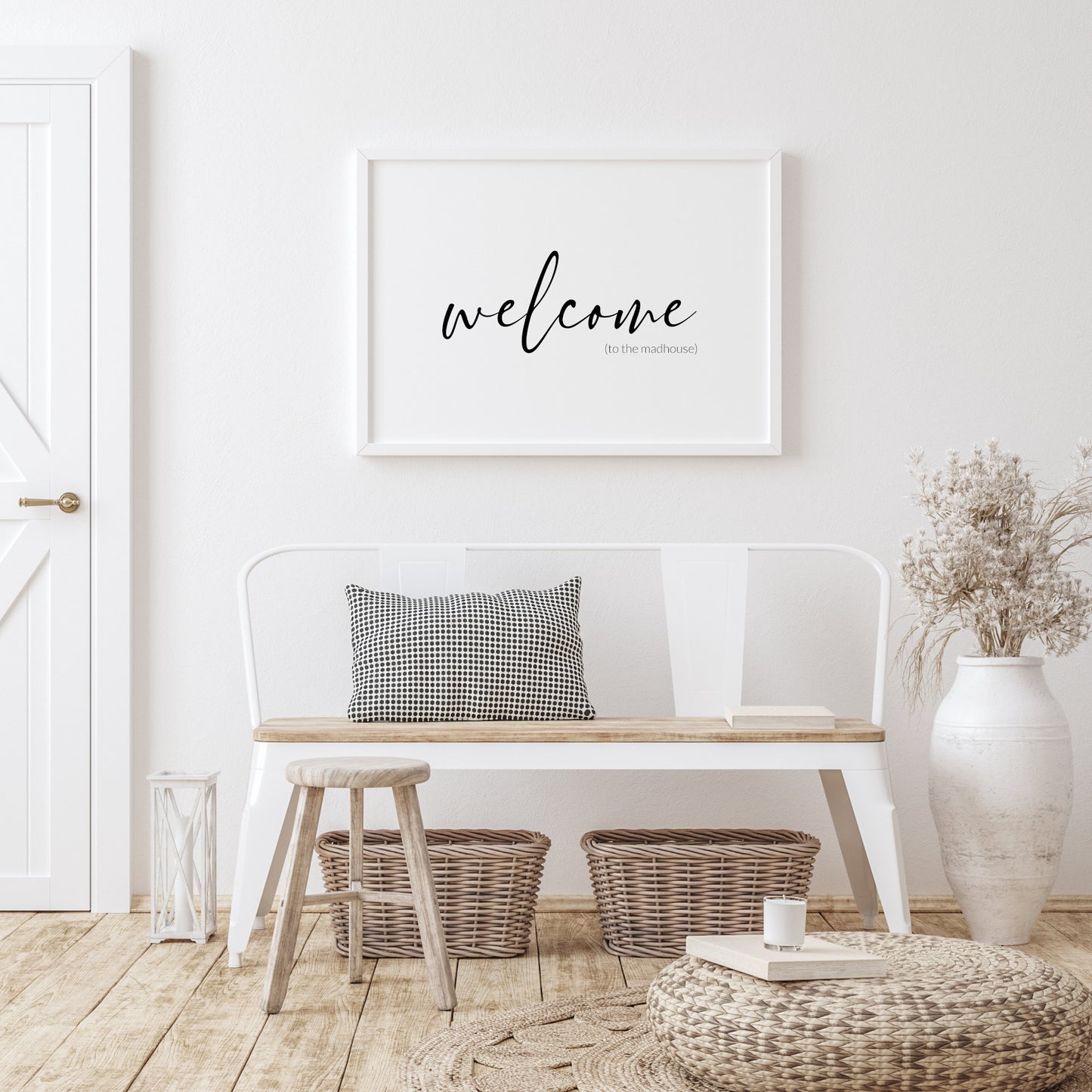 Welcome To The Madhouse Print (Landscape)