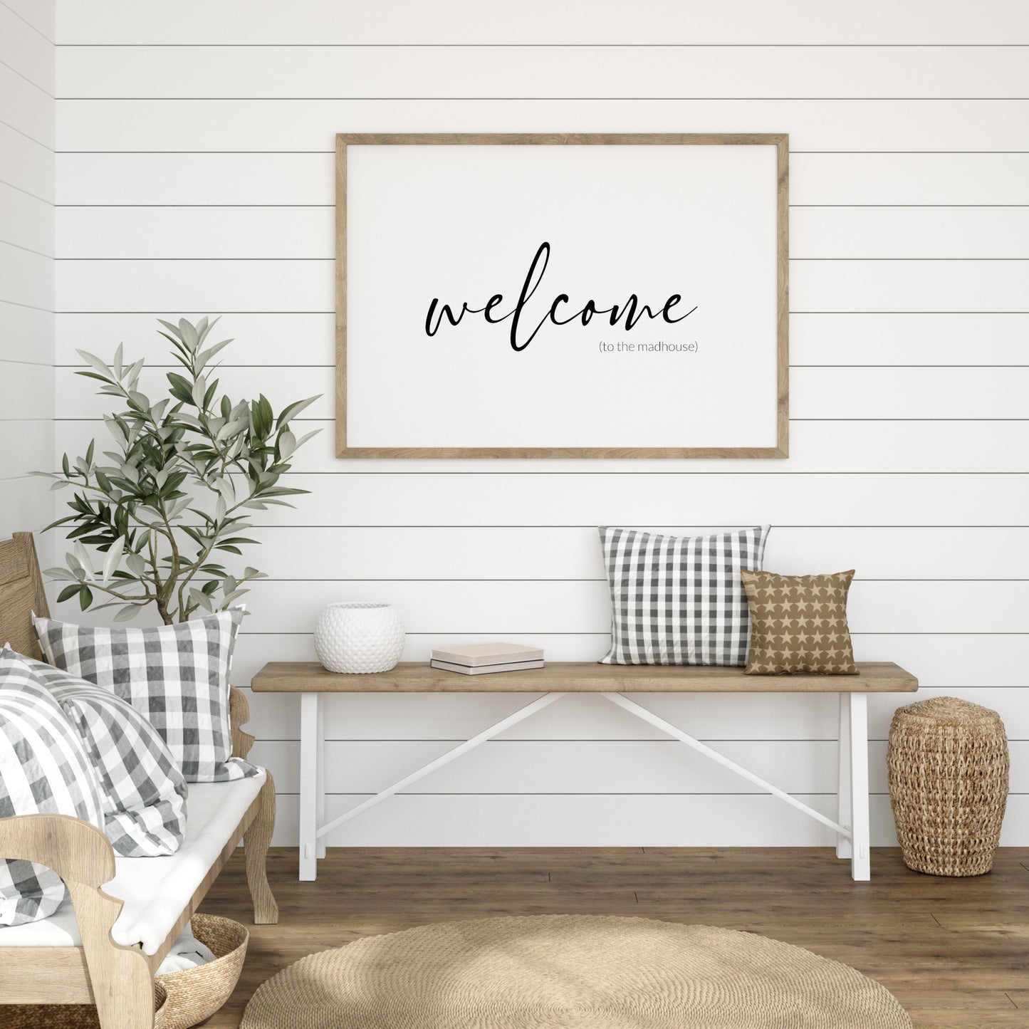 Welcome To The Madhouse Print (Landscape)