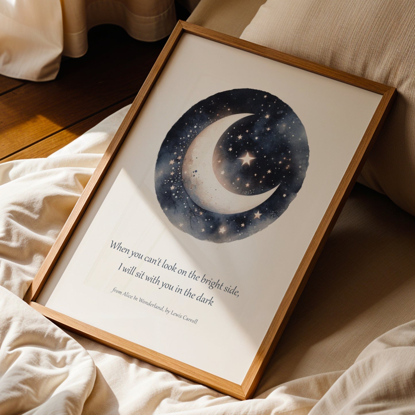 When You Can't Look On The Bright Side from Alice In Wonderland by Lewis Carroll Print