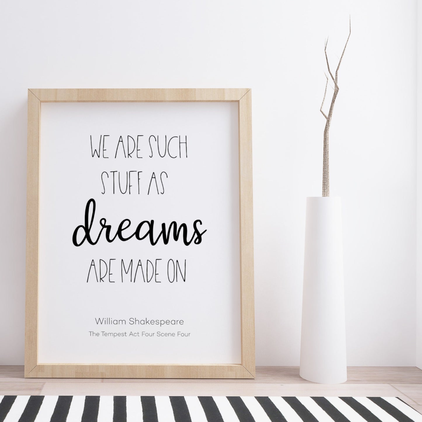 We Are Such Stuff As Dreams Are Made On from The Tempest Print