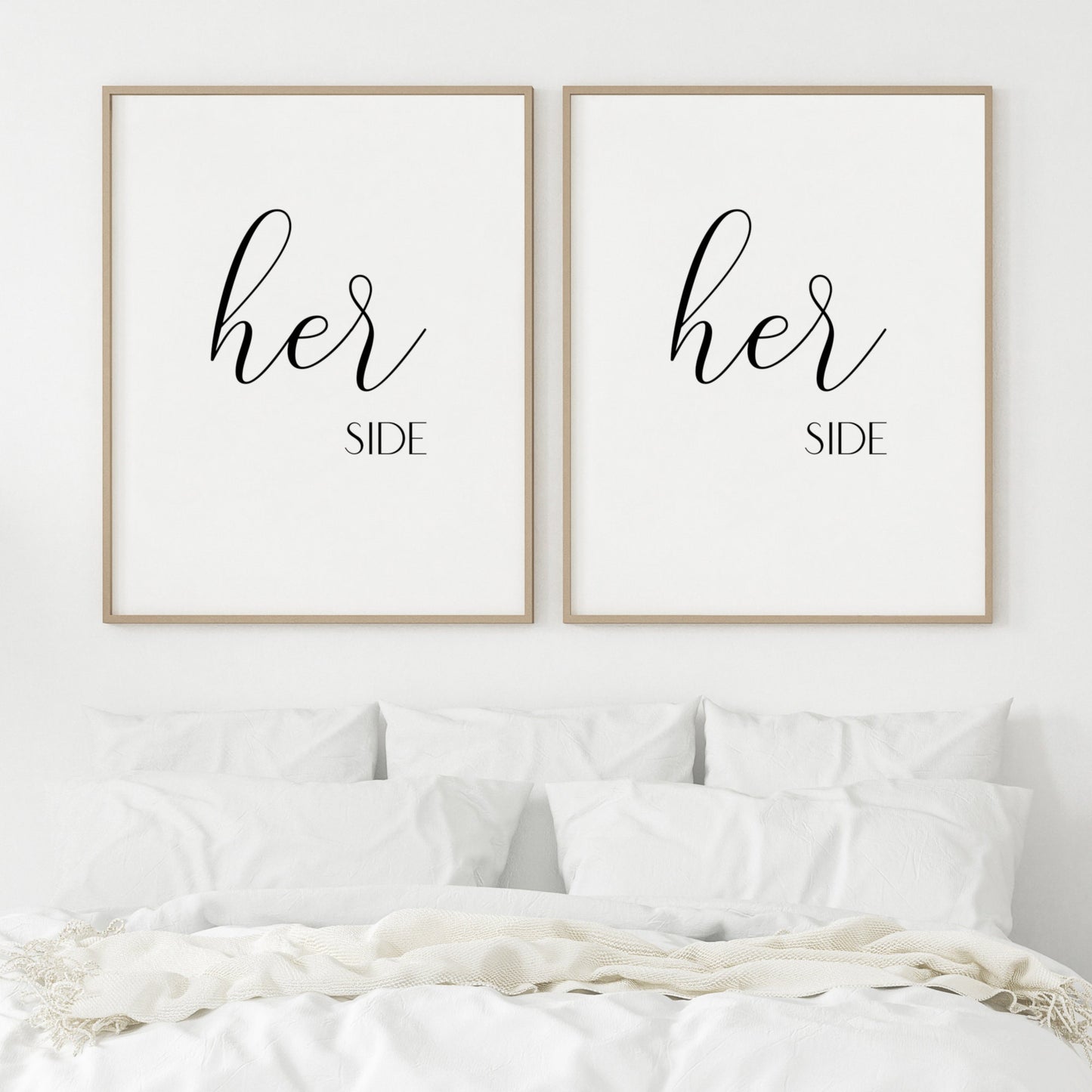 Her Side & Her Side Prints (Set of 2)