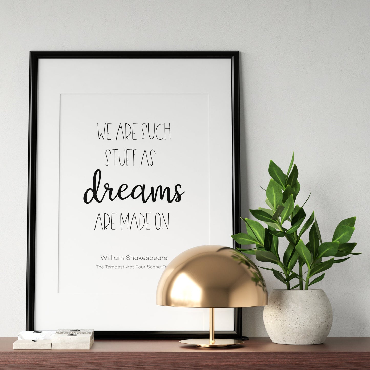 We Are Such Stuff As Dreams Are Made On from The Tempest Print