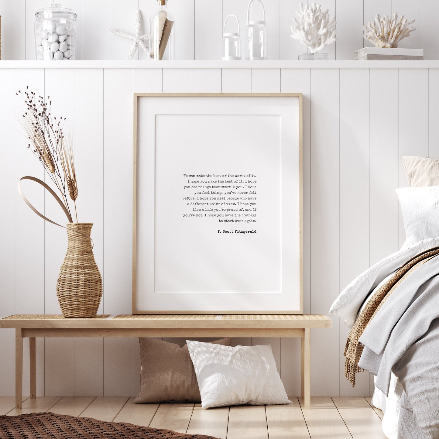 We Can Make The Best Or The Worst Of It from F. Scott Fitzgerald Print