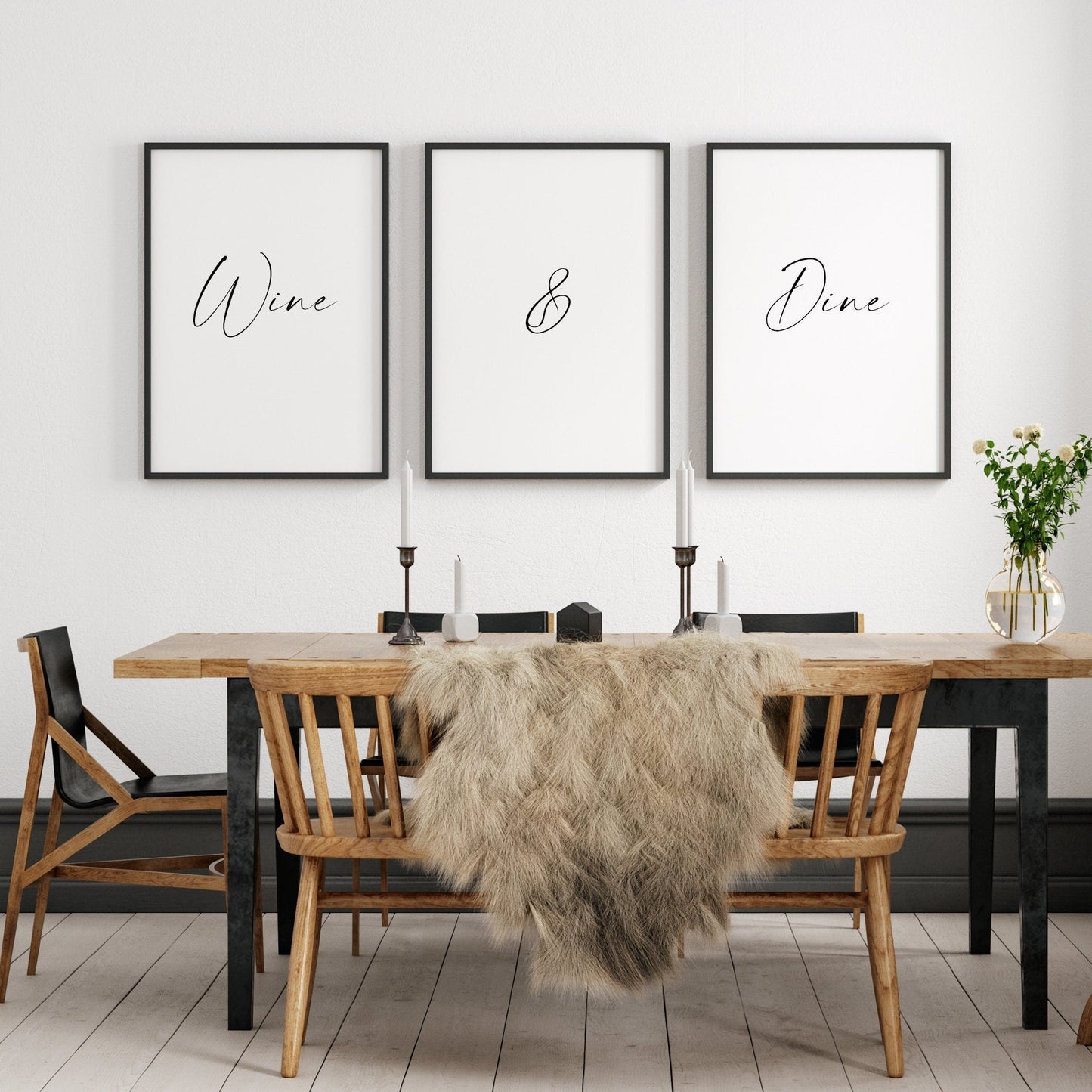 Wine & Dine Prints (Set of 3)