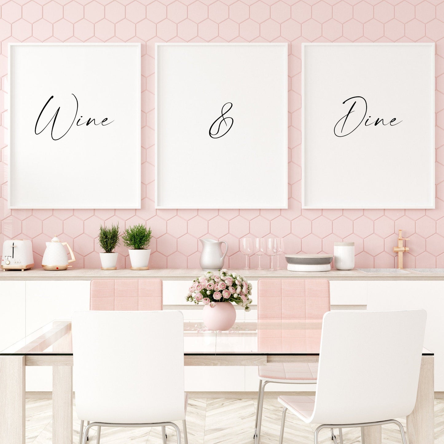 Wine & Dine Prints (Set of 3)