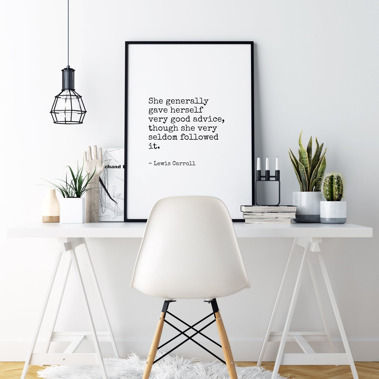 She Generally Gave Herself Very Good Advice from Lewis Carroll Print