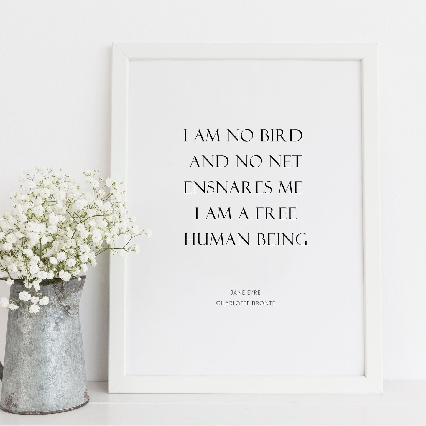 I Am No Bird from Jane Eyre Print