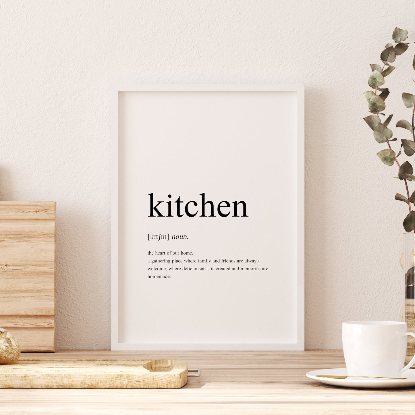 Kitchen Dictionary Definition Print
