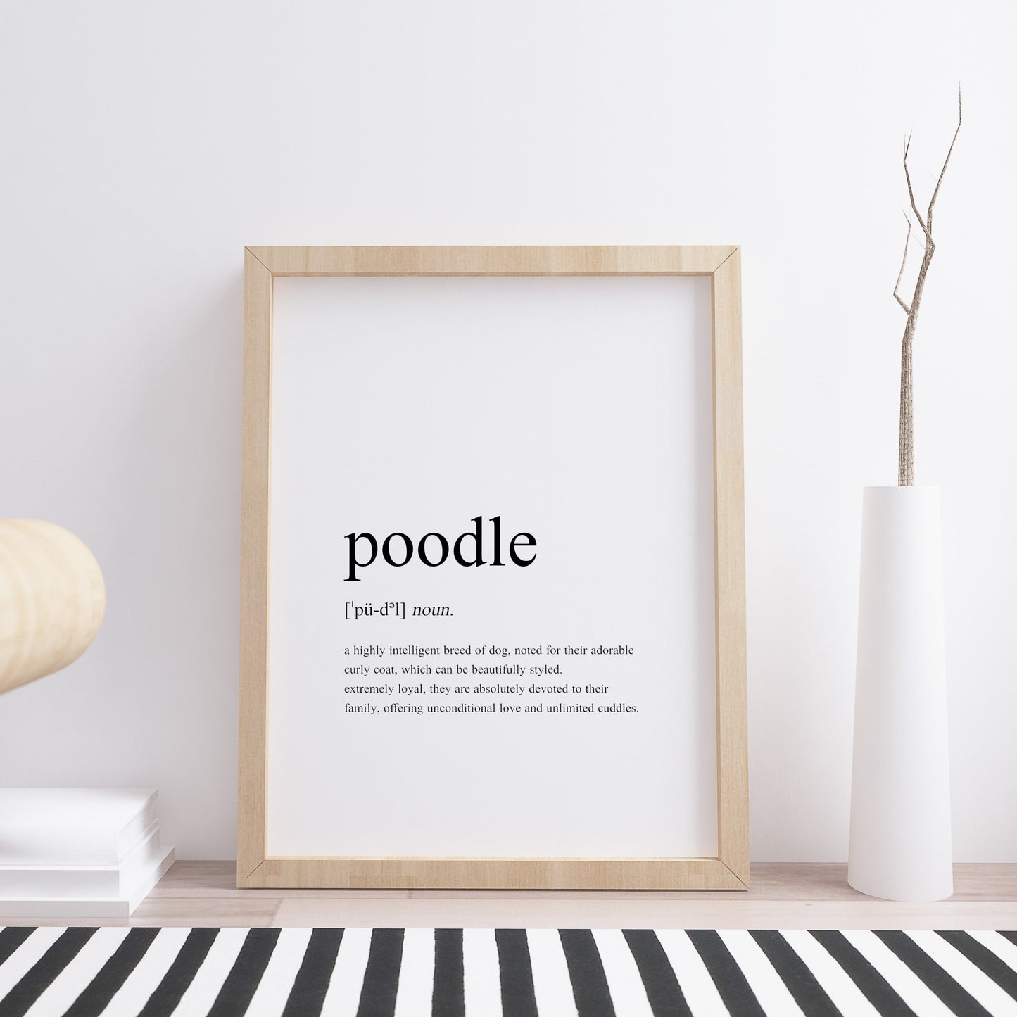 Poodle Definition Print