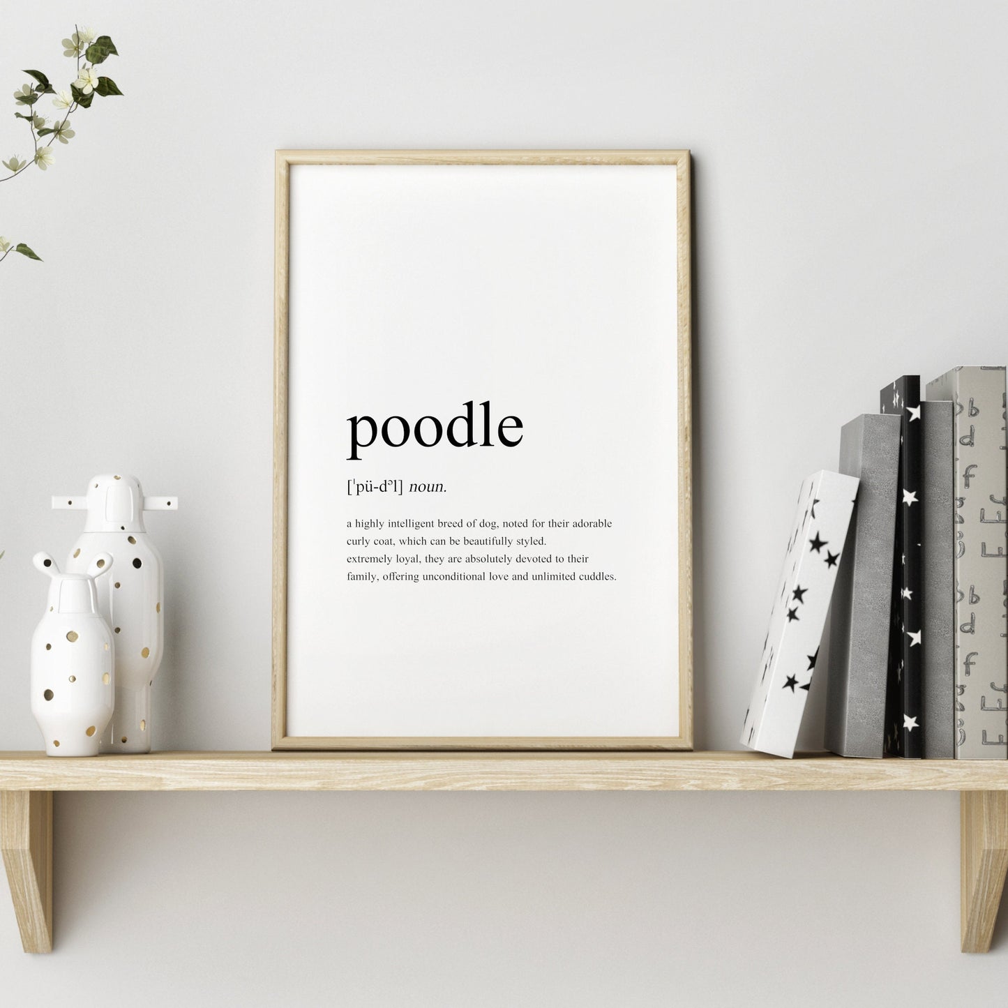Poodle Definition Print
